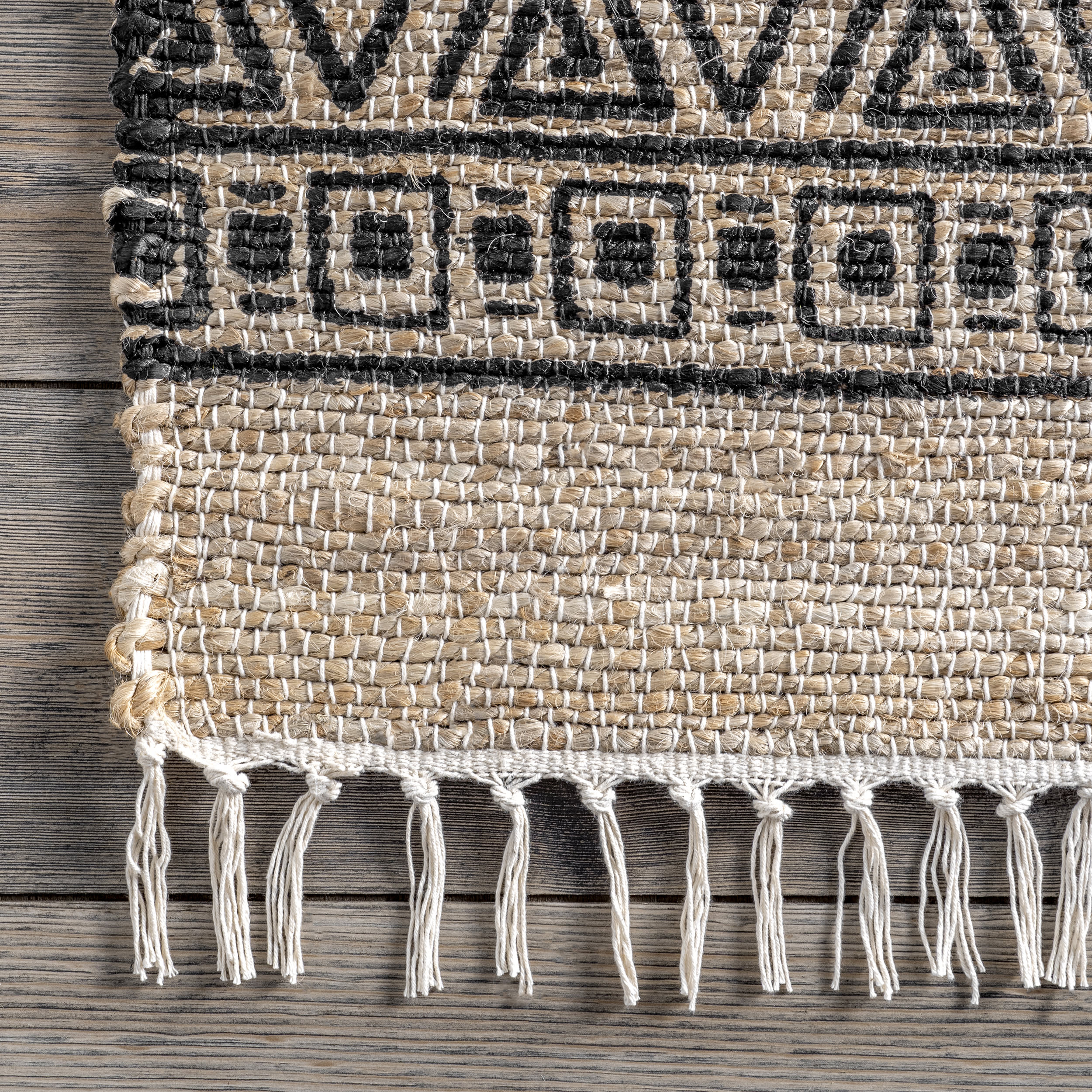 Banded Fiesta Rug | Natural - Image 3