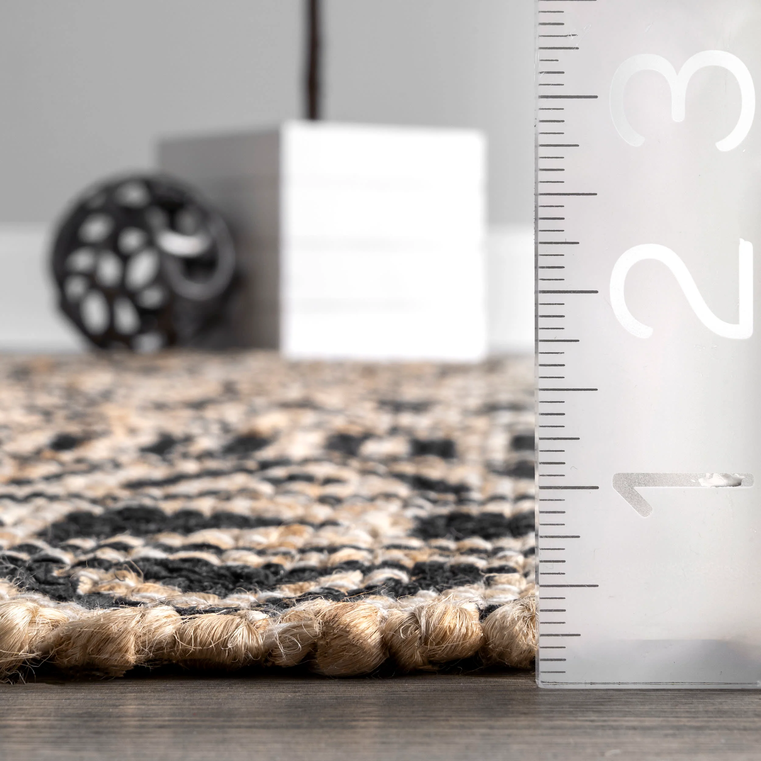 Banded Striped Rug | Natural - Image 5