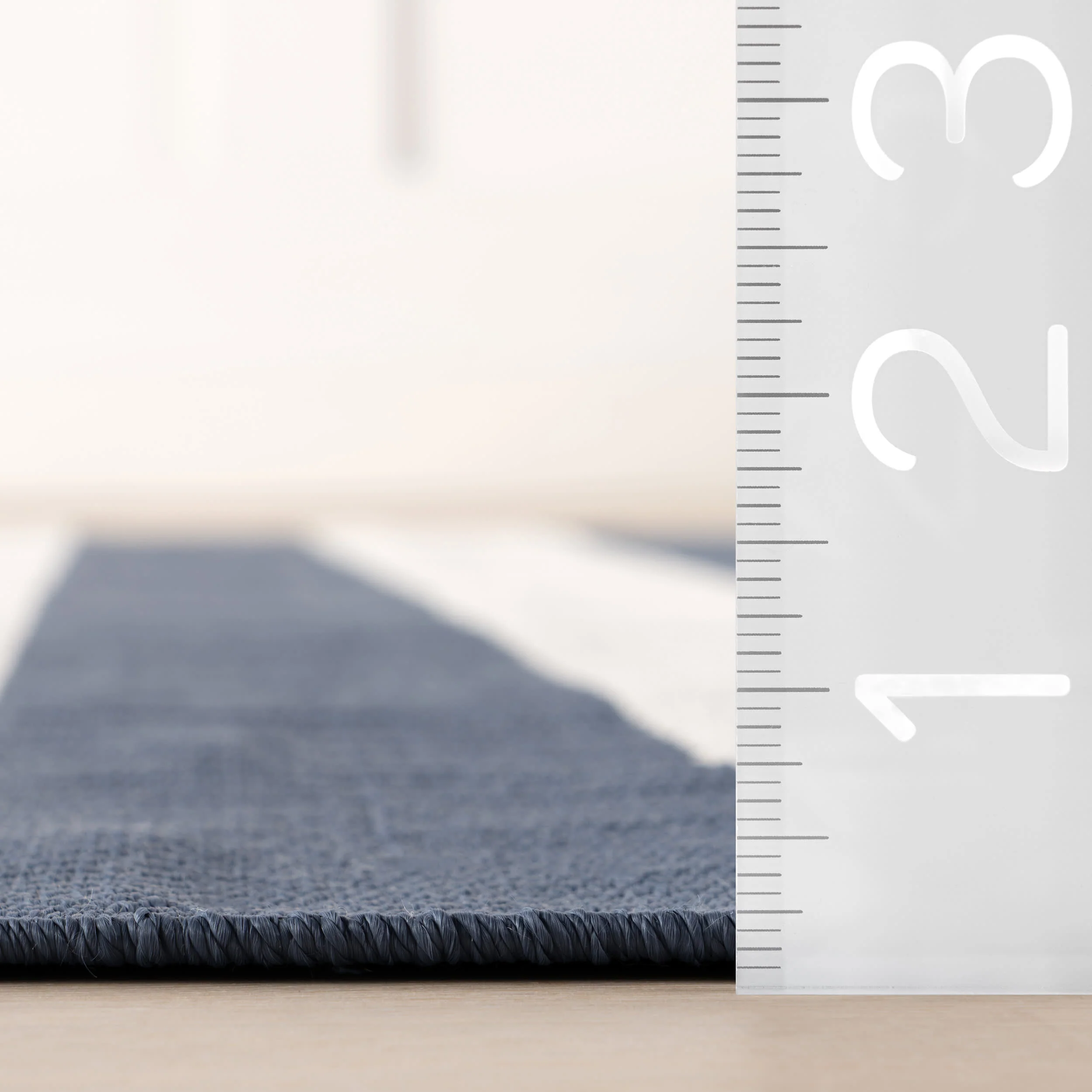 Banks Stripe Handwoven Indoor/Outdoor Rug | Navy - Image 7