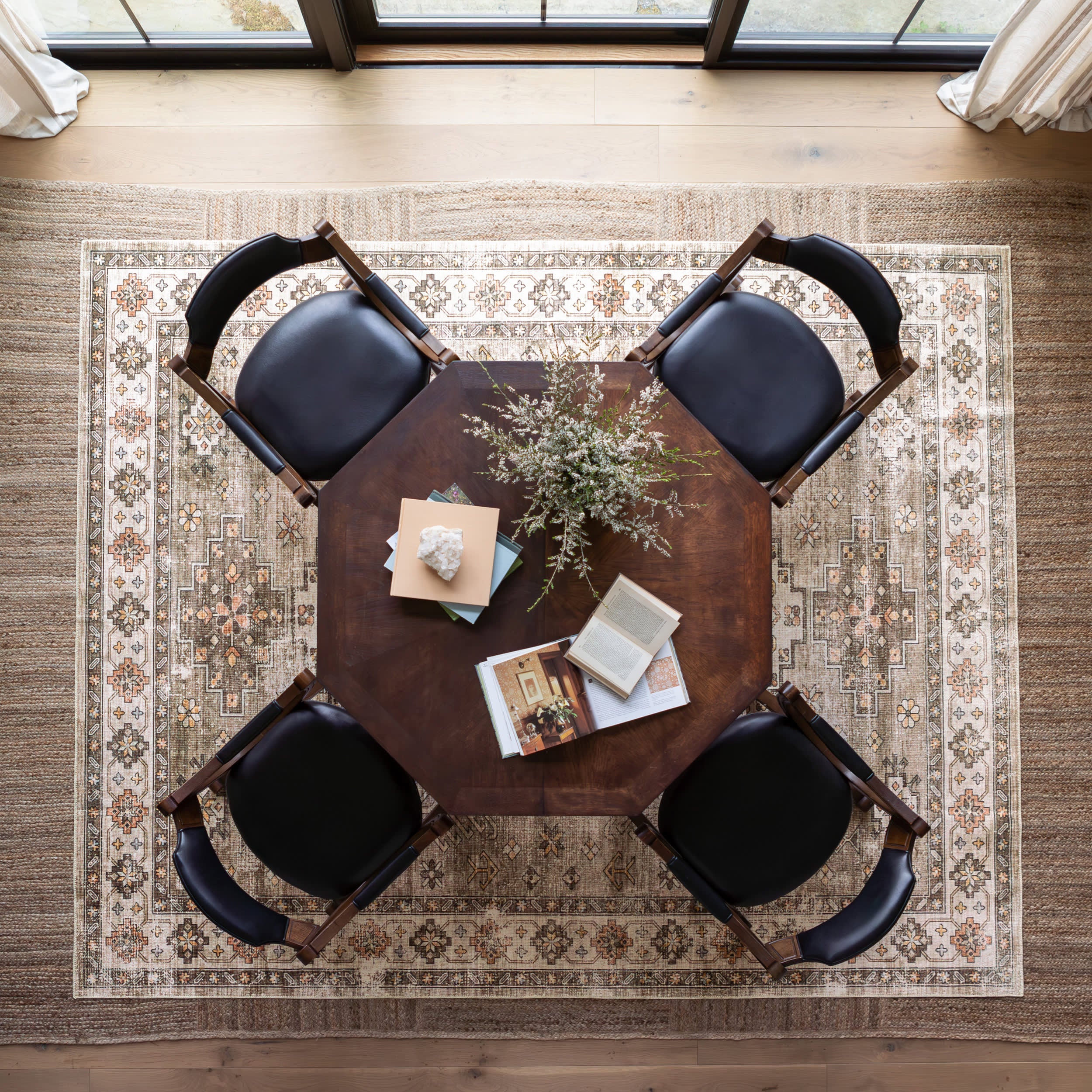 Barbary Distressed Washable Rug | Beige - Image 2