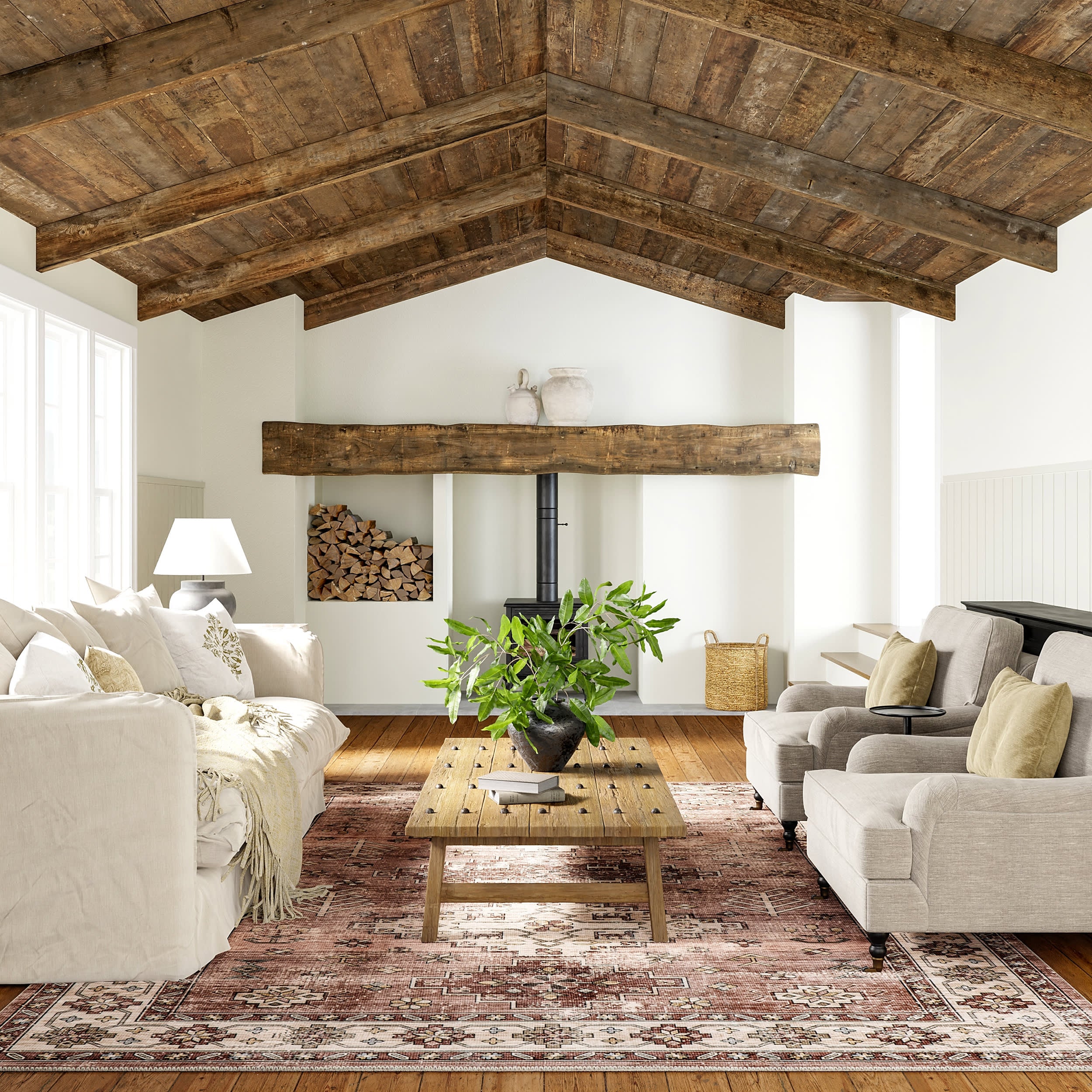 Barbary Distressed Washable Rug | Blush - Image 2