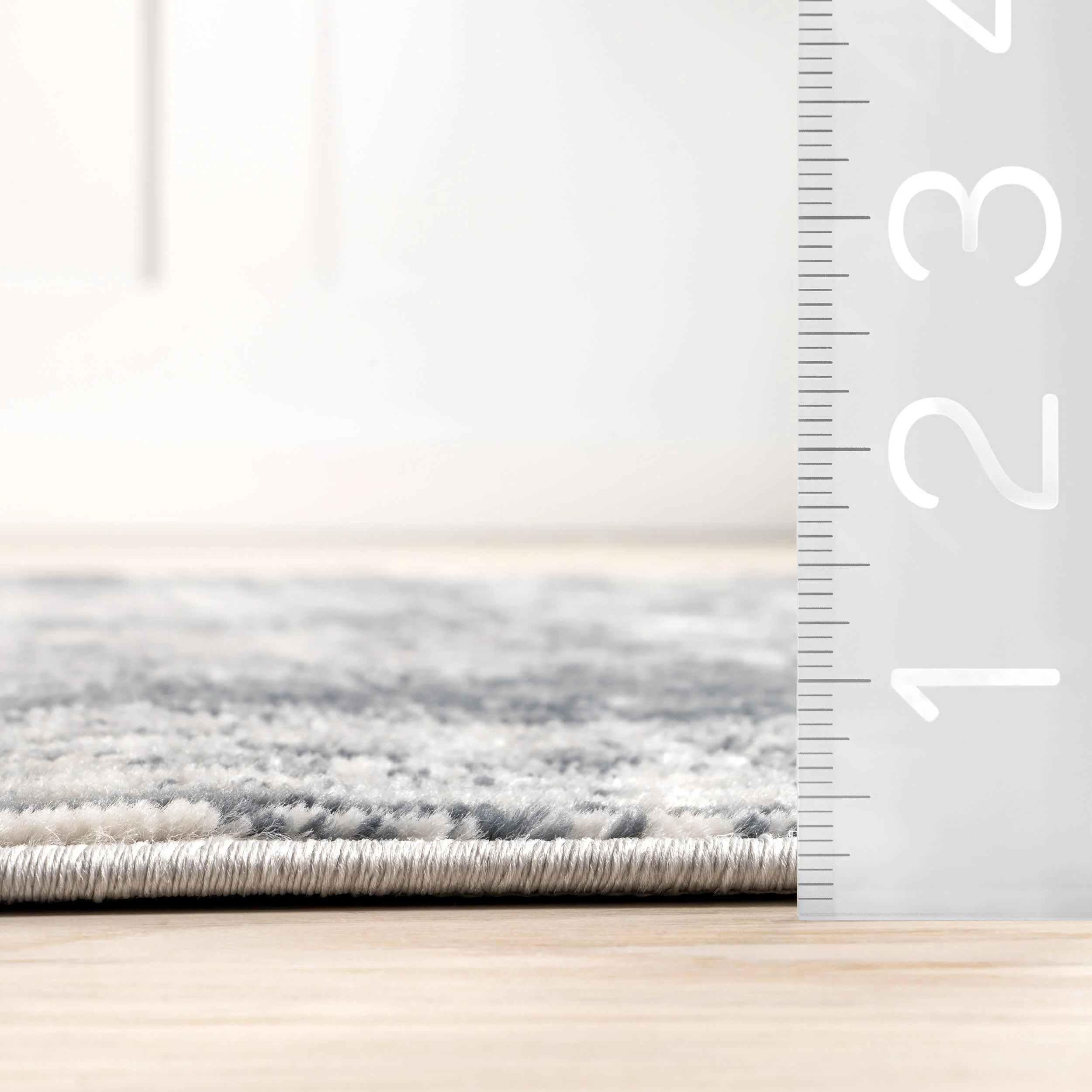 Barbed Iris Medallion Rug | Blue - Image 6