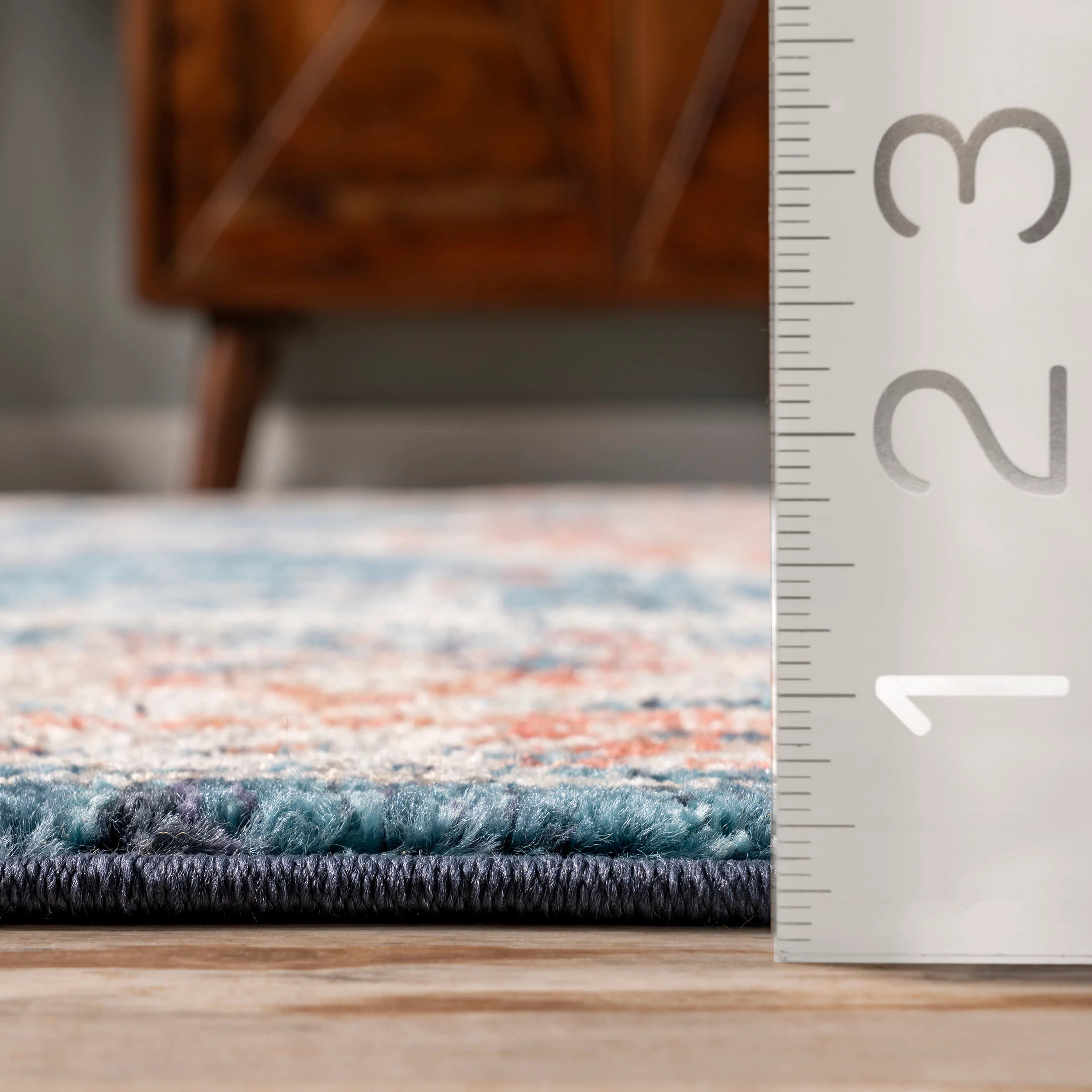Barbed Mast Medallion Rug | Blue - Image 5