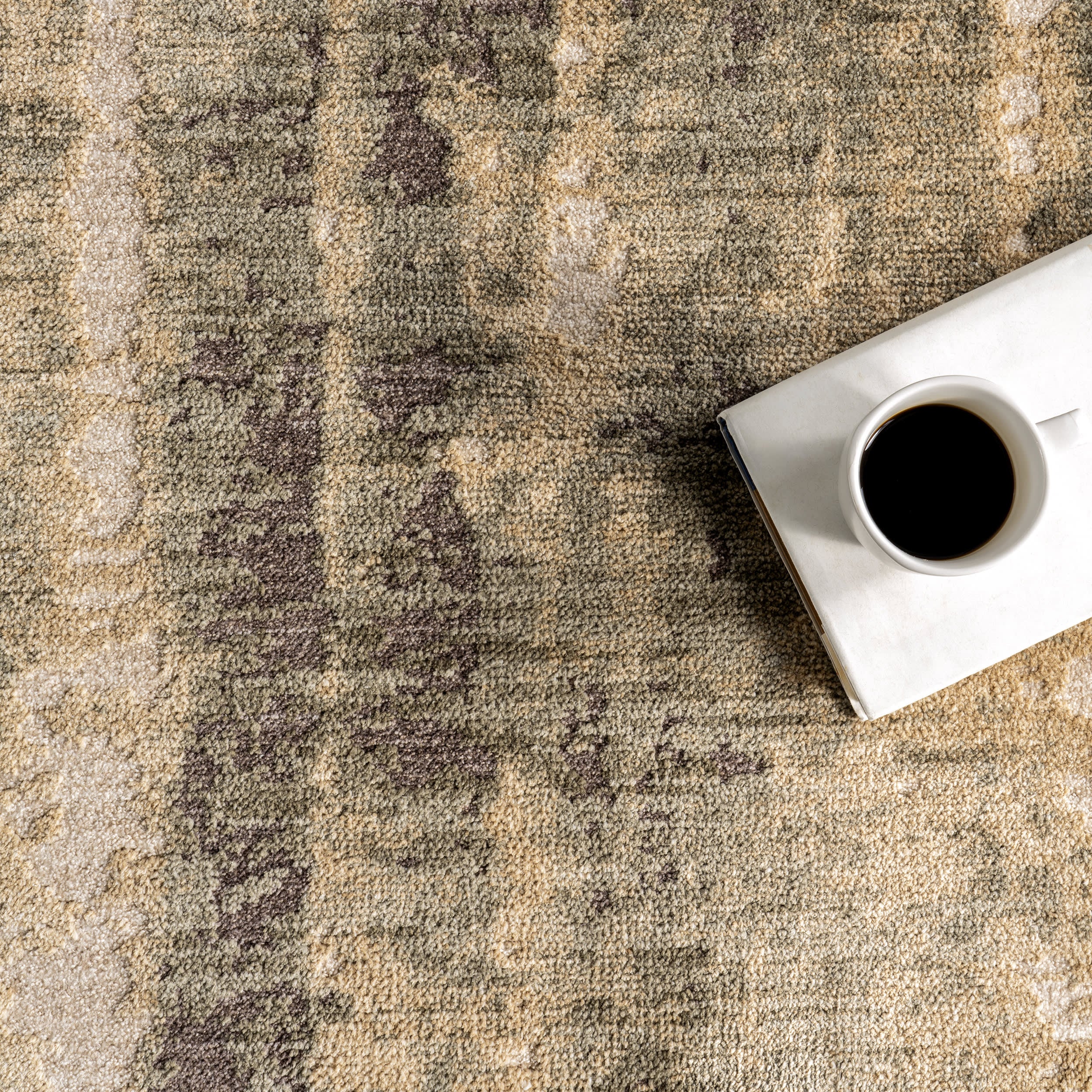 Bardiya Distressed Rug | Green - Image 7