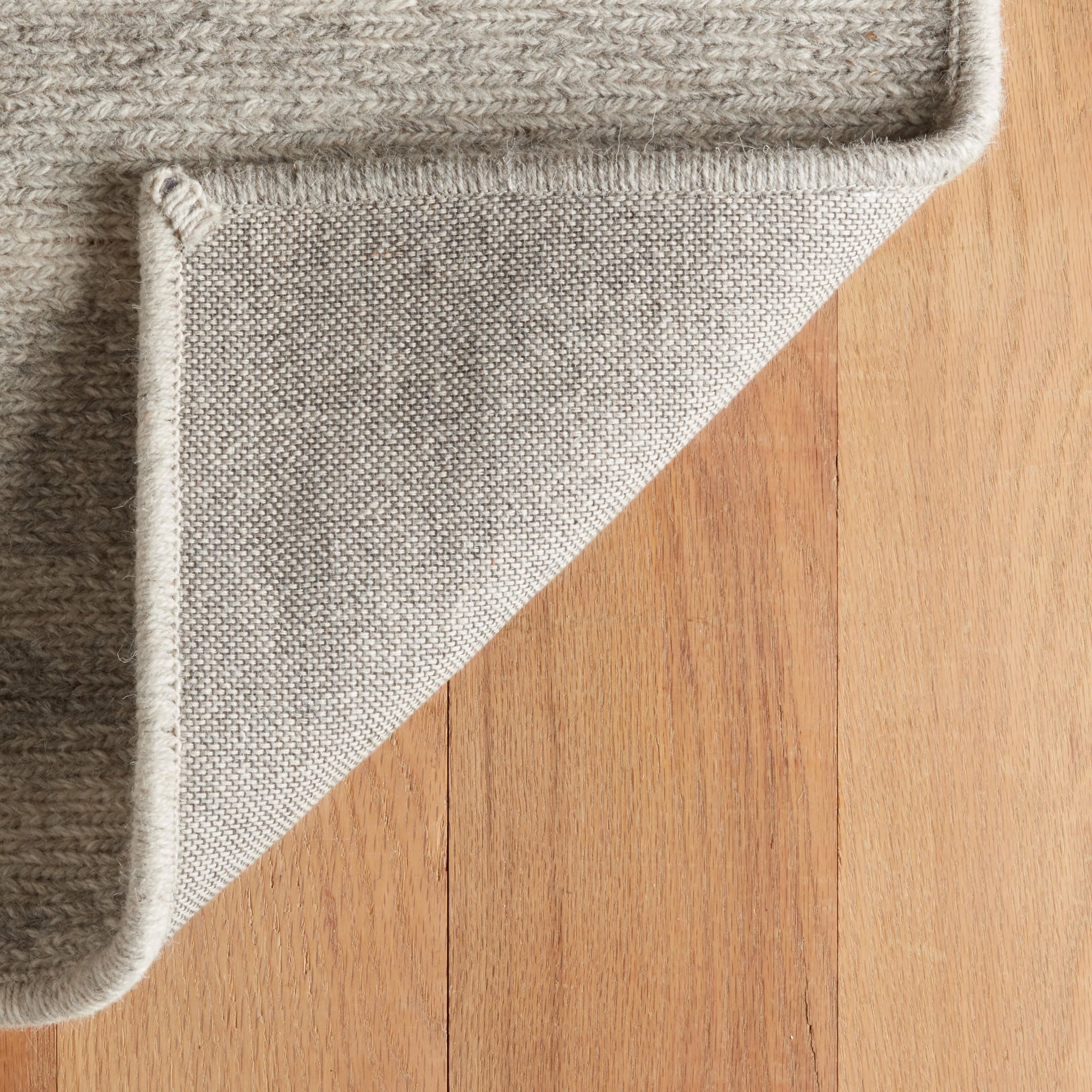 Barlow Woven Wool Custom Rug | Grey - Image 6