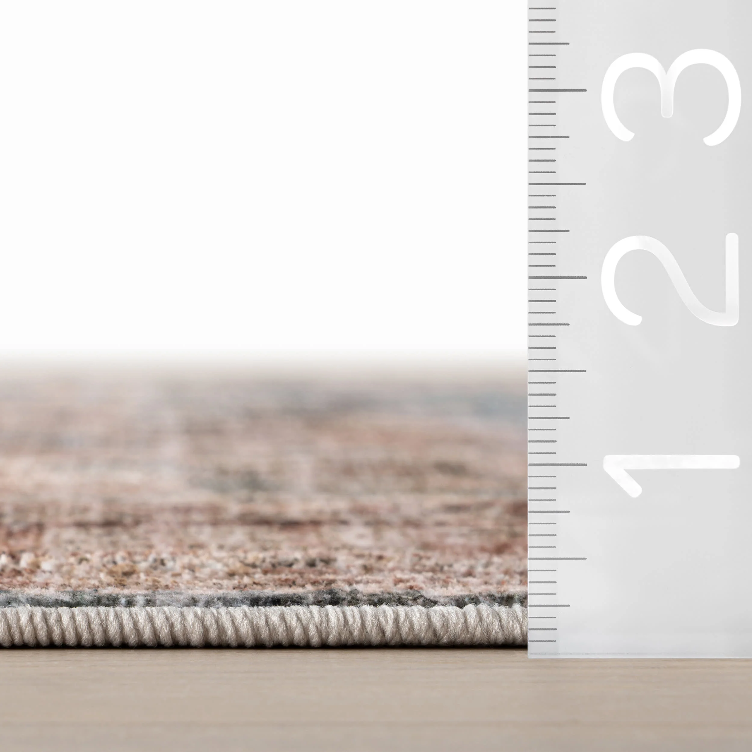 Basali Bordered Traditional Washable Rug | Rust - Image 5