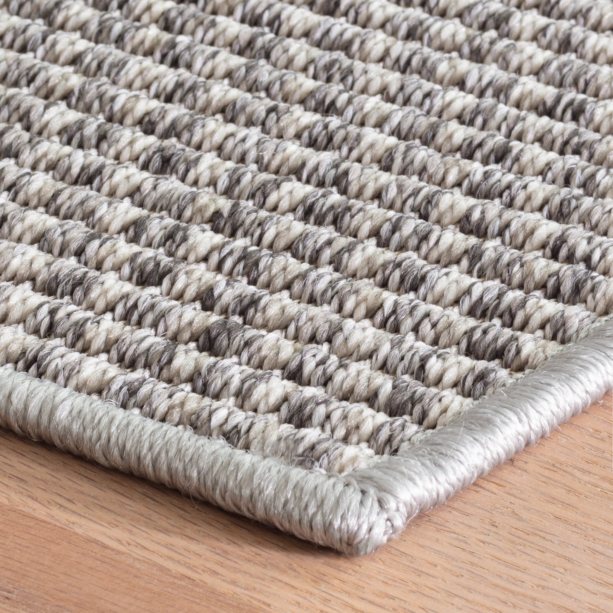 Basil Indoor/Outdoor Custom Rug | Grey - Image 3