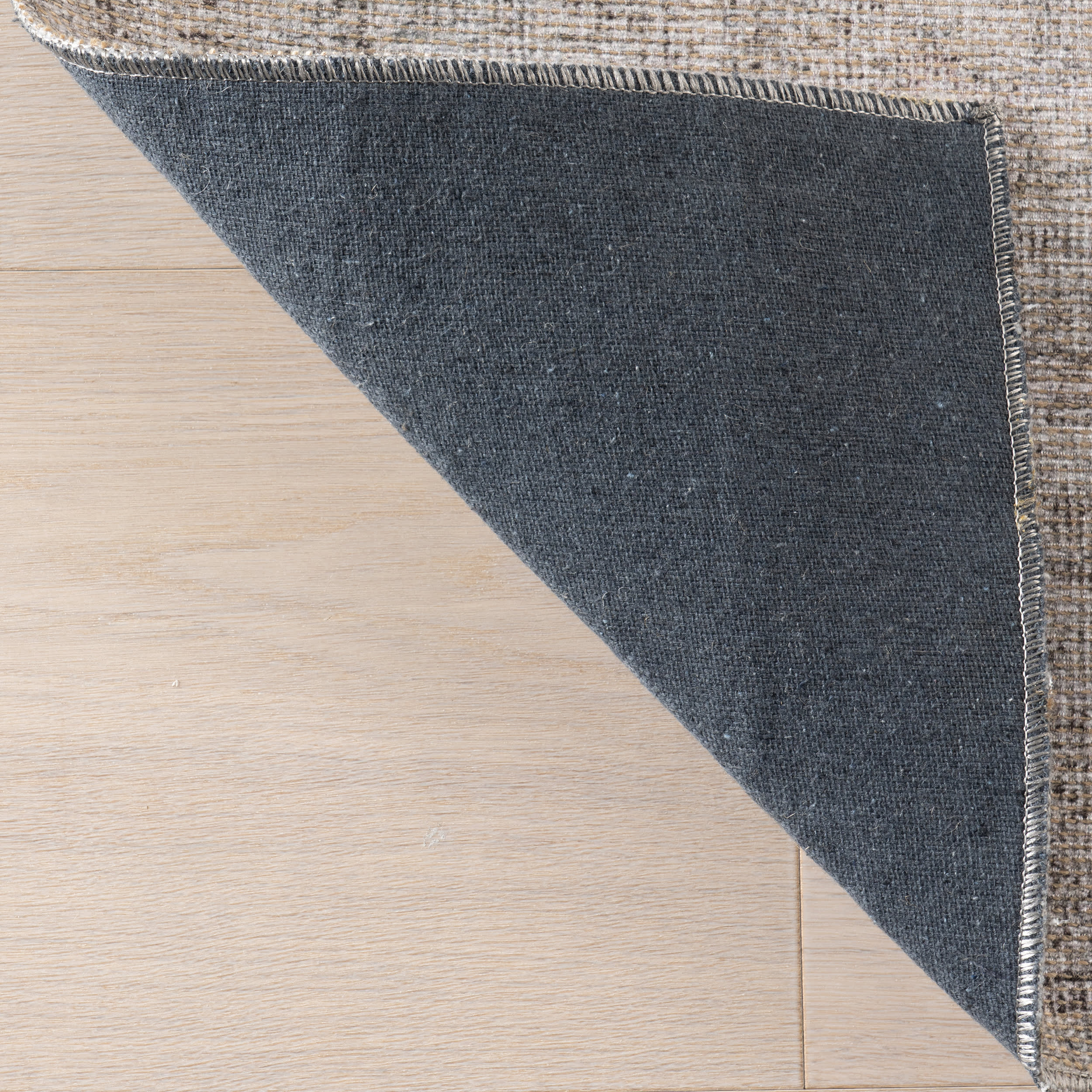 Basking Ridge Antiqued Jute-Blend Rug | Grey - Image 7
