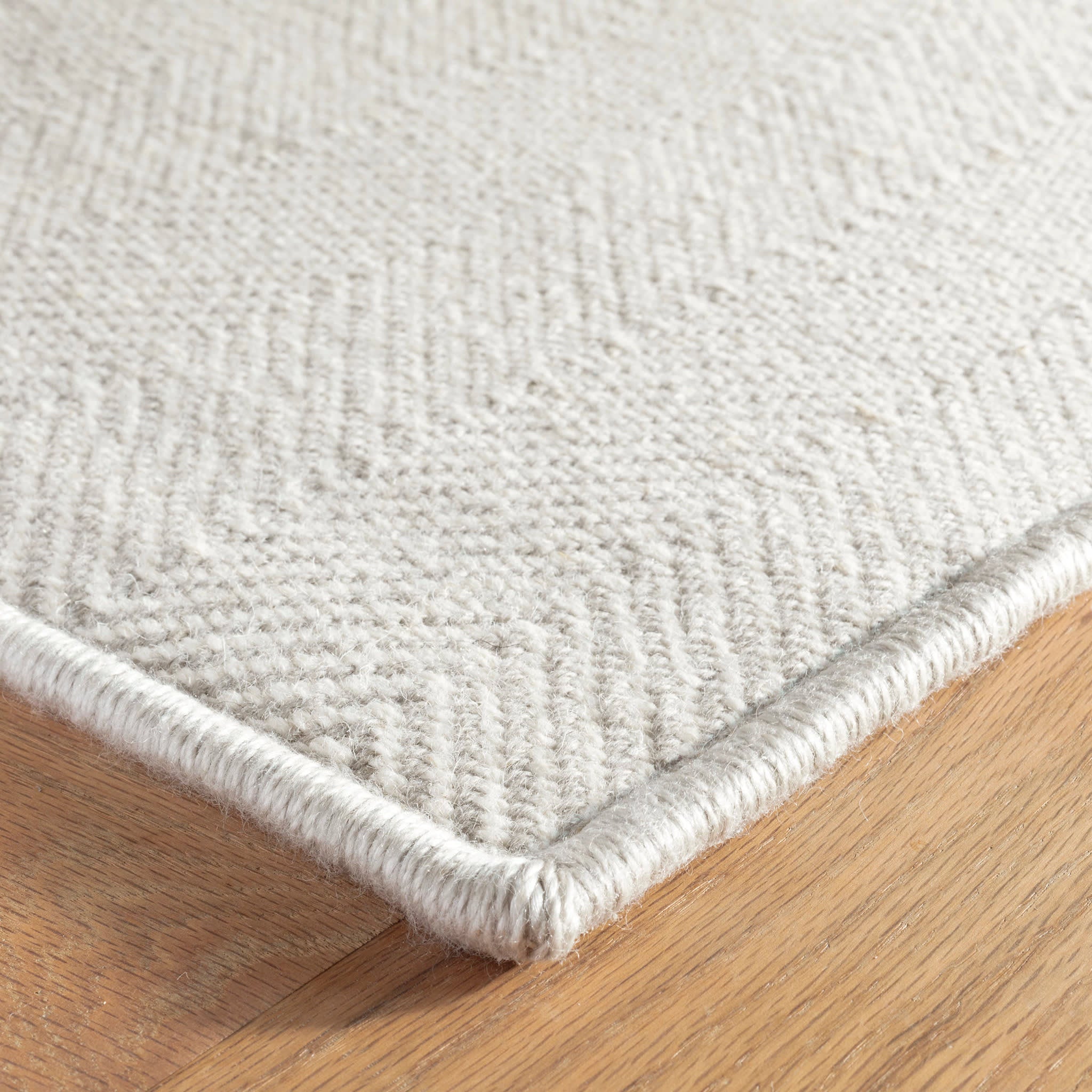 Batiste Woven Wool Custom Rug | Grey - Image 3