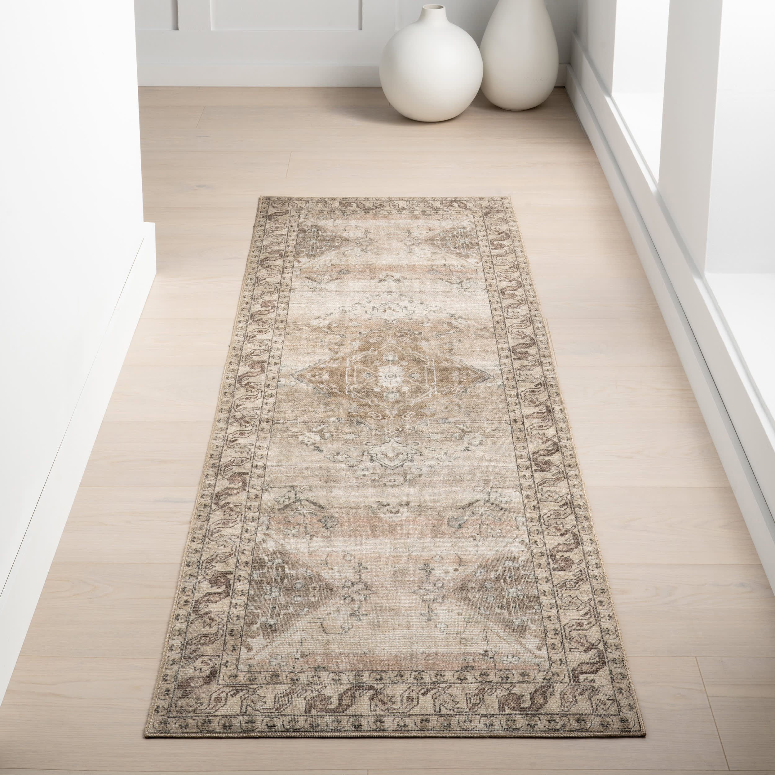 Bay Head Antiqued Jute-Blend Rug | Beige - Image 2