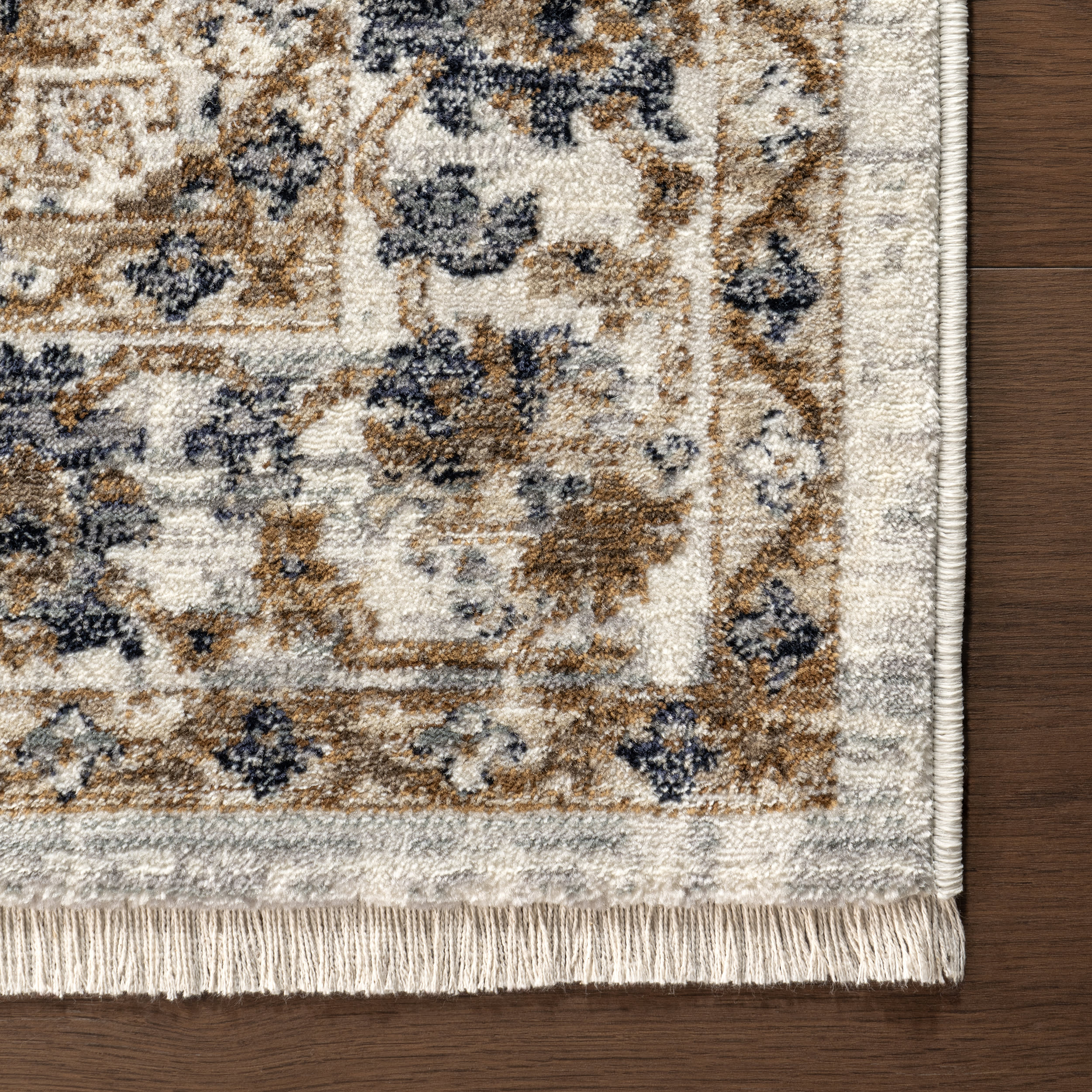 Baylee Geometric Medallion Rug | Light Blue - Image 3