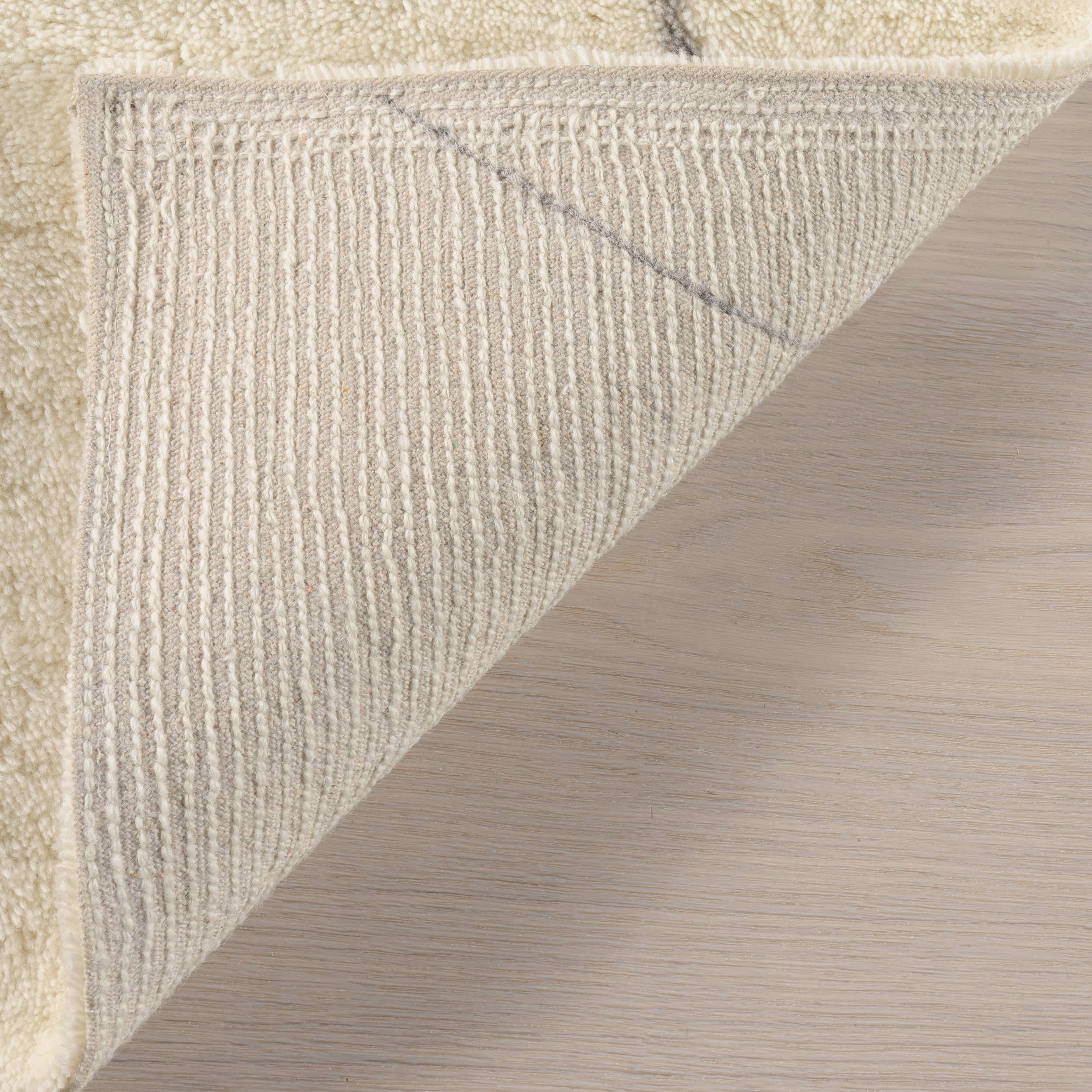 Beachwood Trellis Wool Rug | Ivory - Image 6