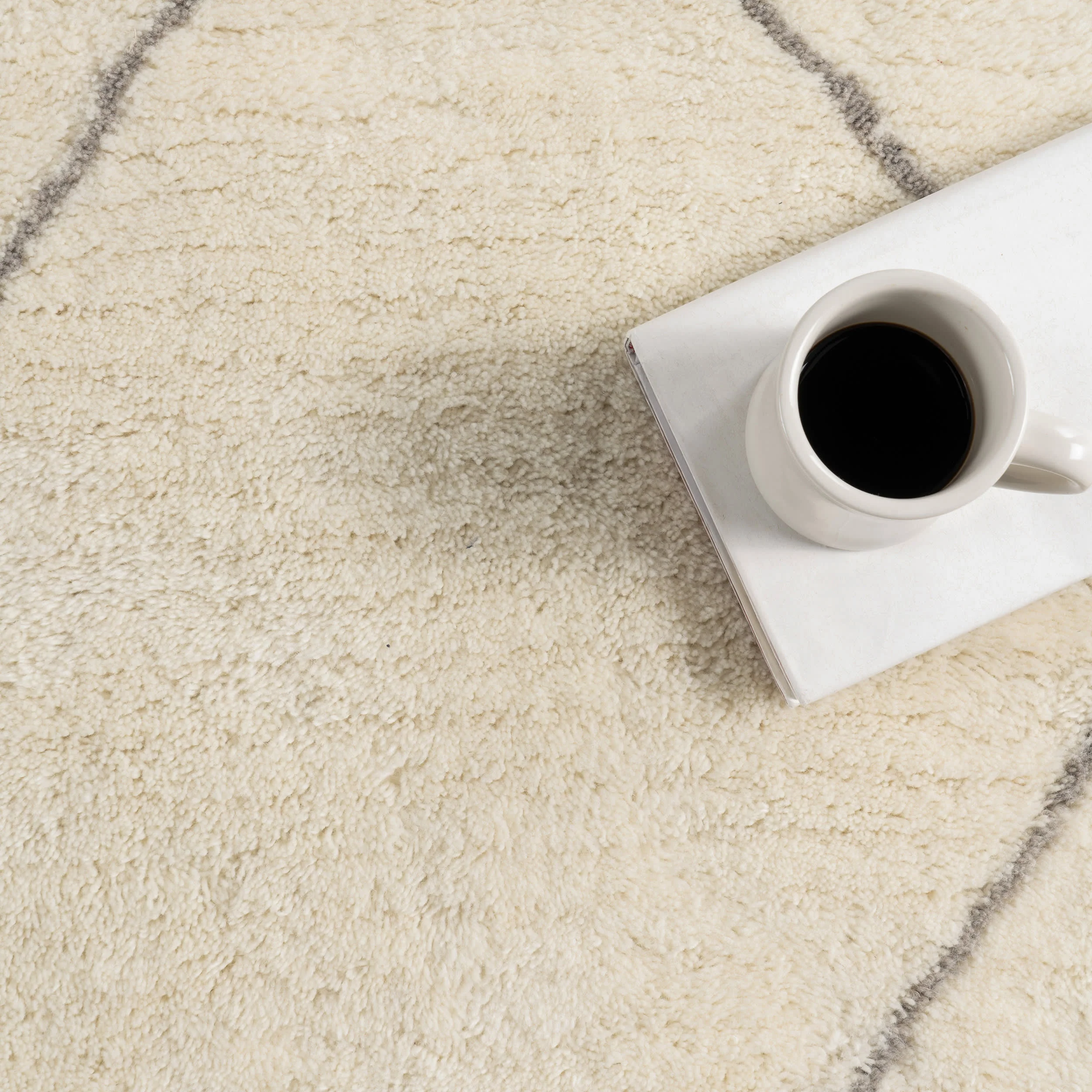 Beachwood Trellis Wool Rug | Ivory - Image 7
