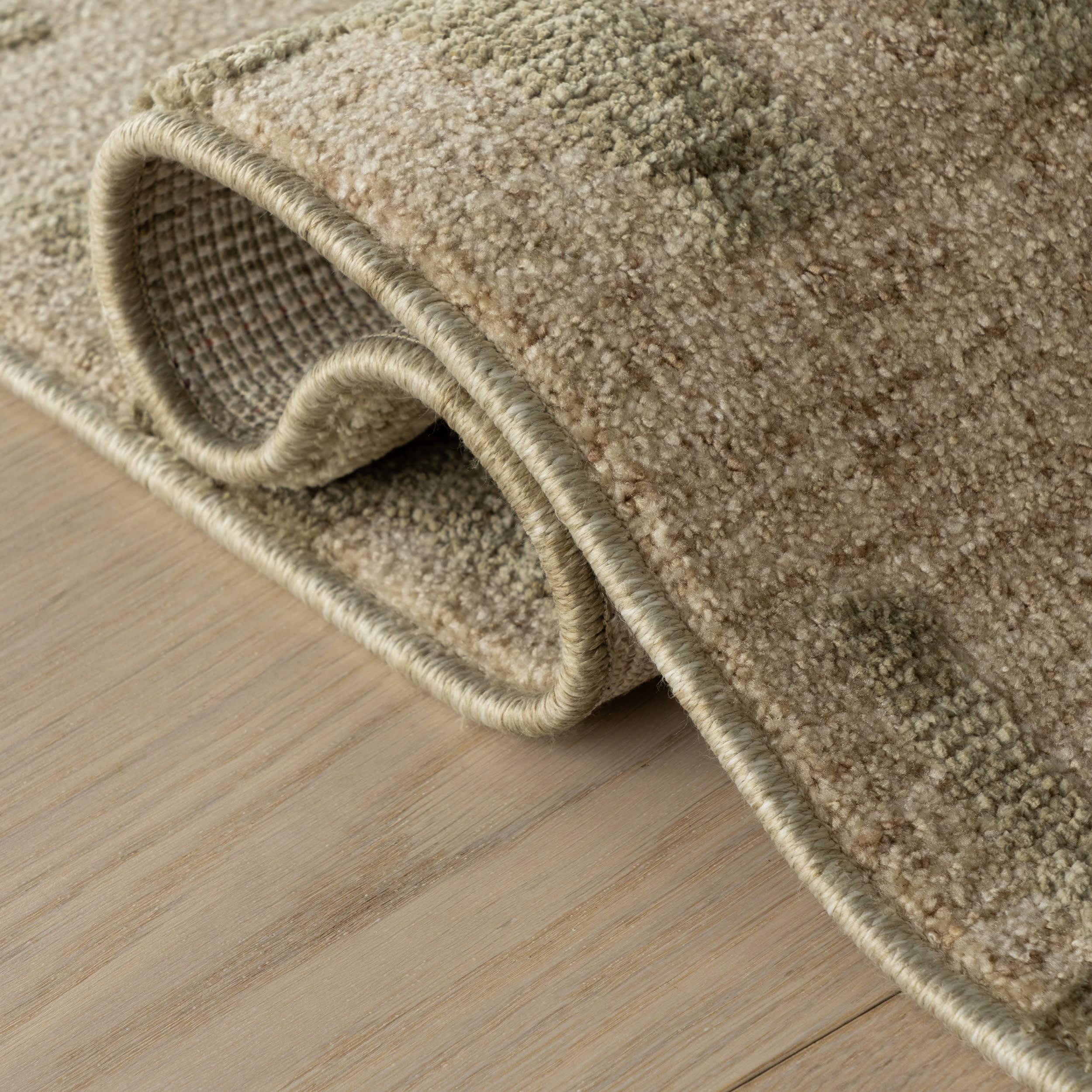 Beamline Bohemian Striped Rug | Green - Image 11