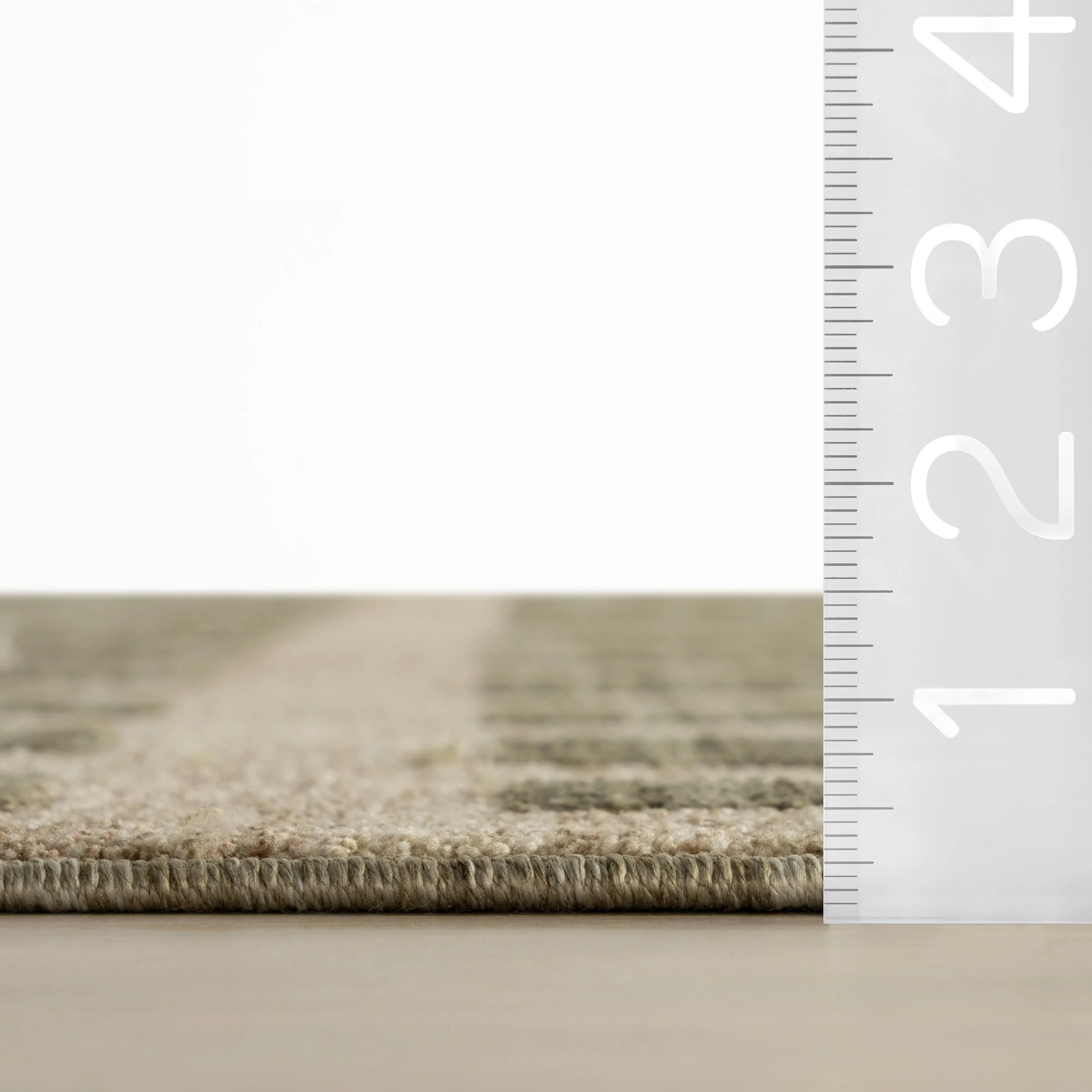 Beamline Bohemian Striped Rug | Green - Image 6