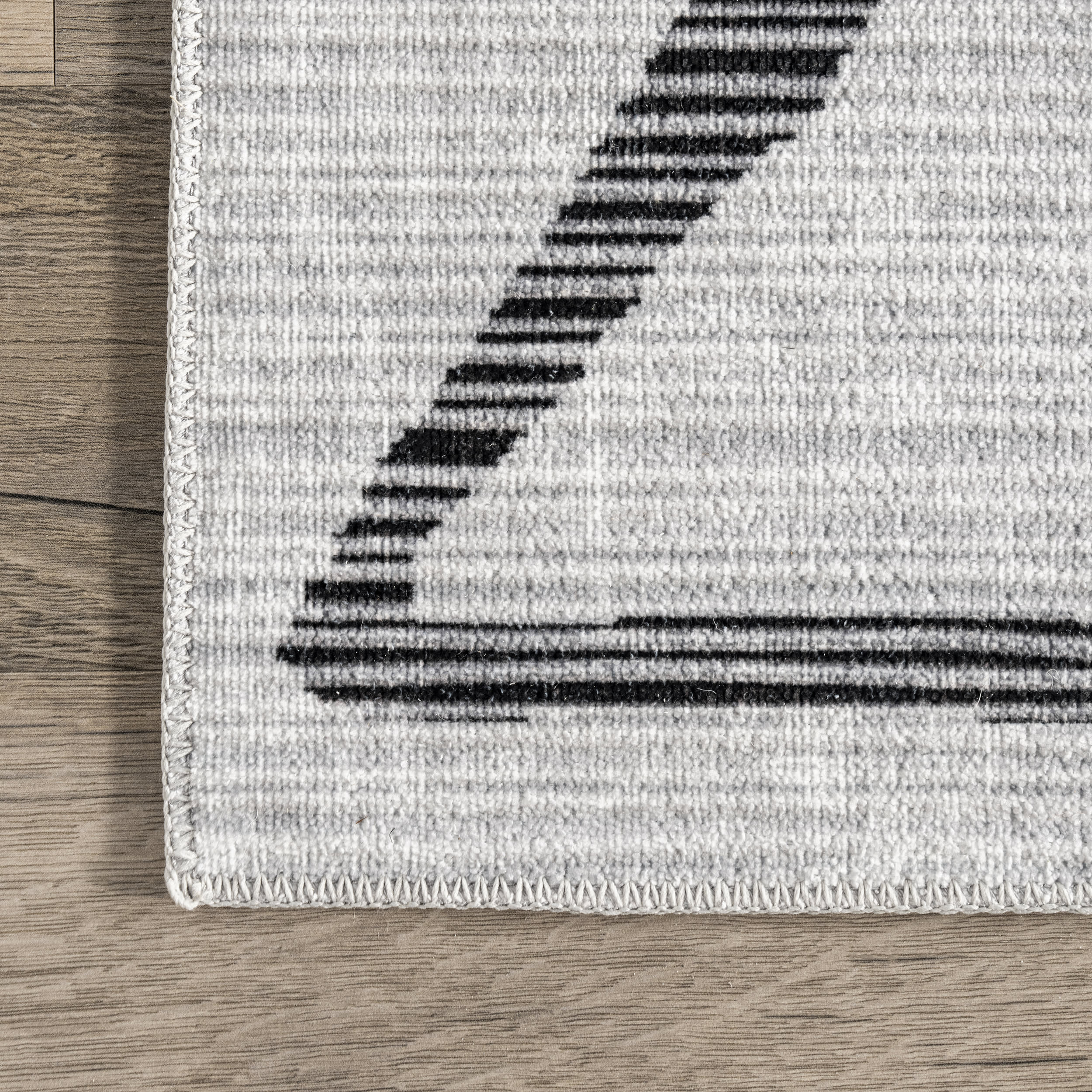 Beatrice Washable Trellis Rug | Ivory - Image 3