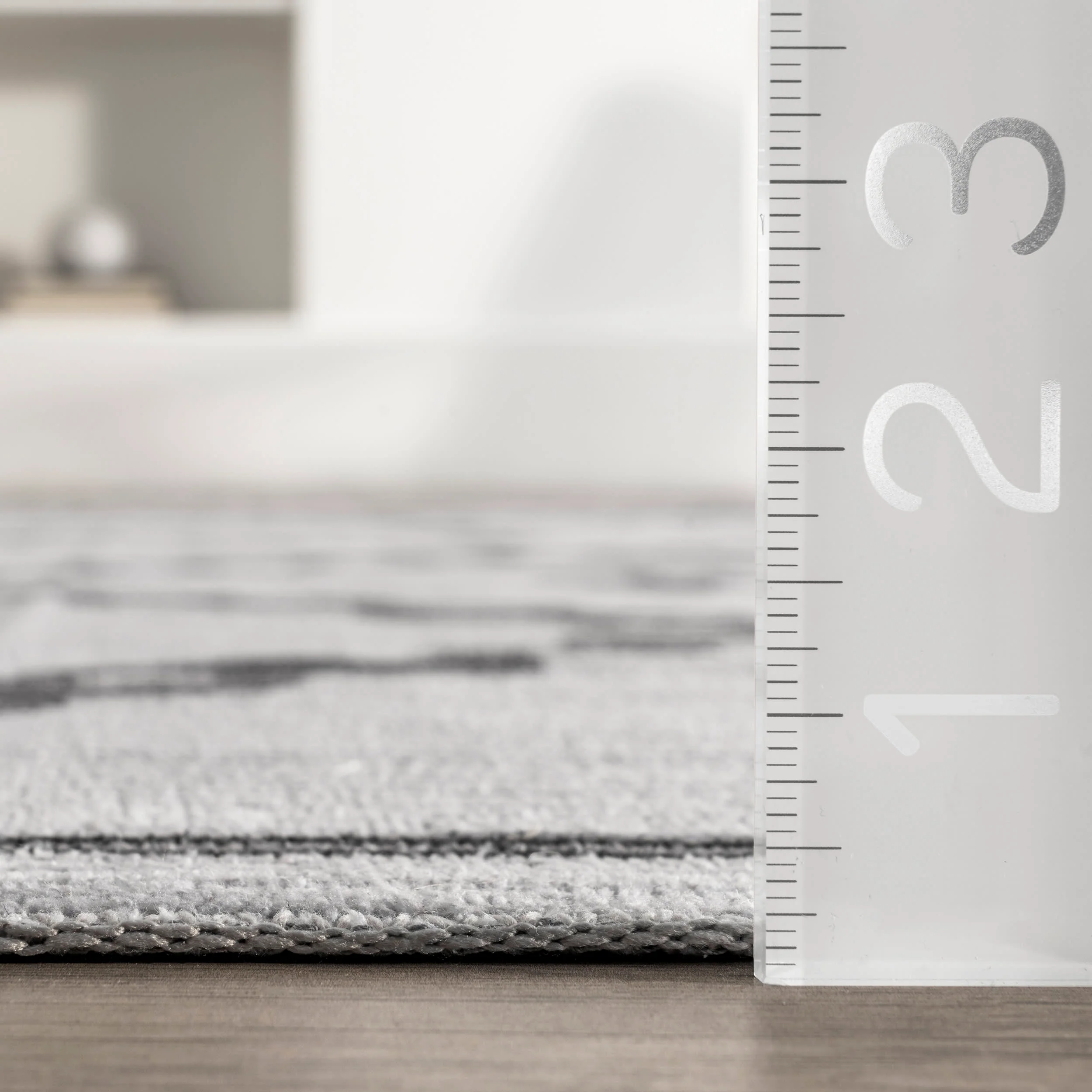 Beatrice Washable Trellis Rug | Ivory - Image 5