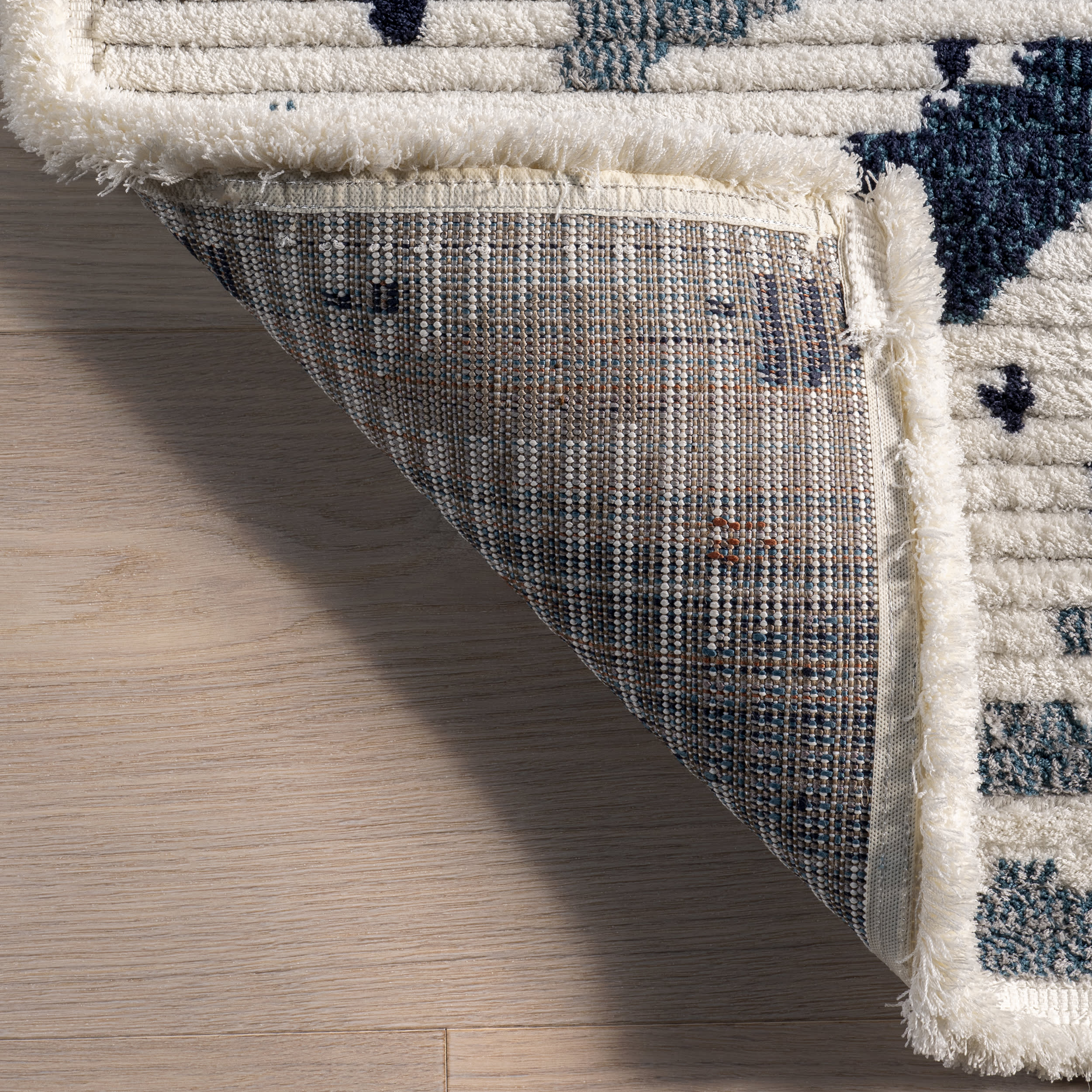 Becca Terrazzo Tile Rug | Blue Multicolor - Image 6