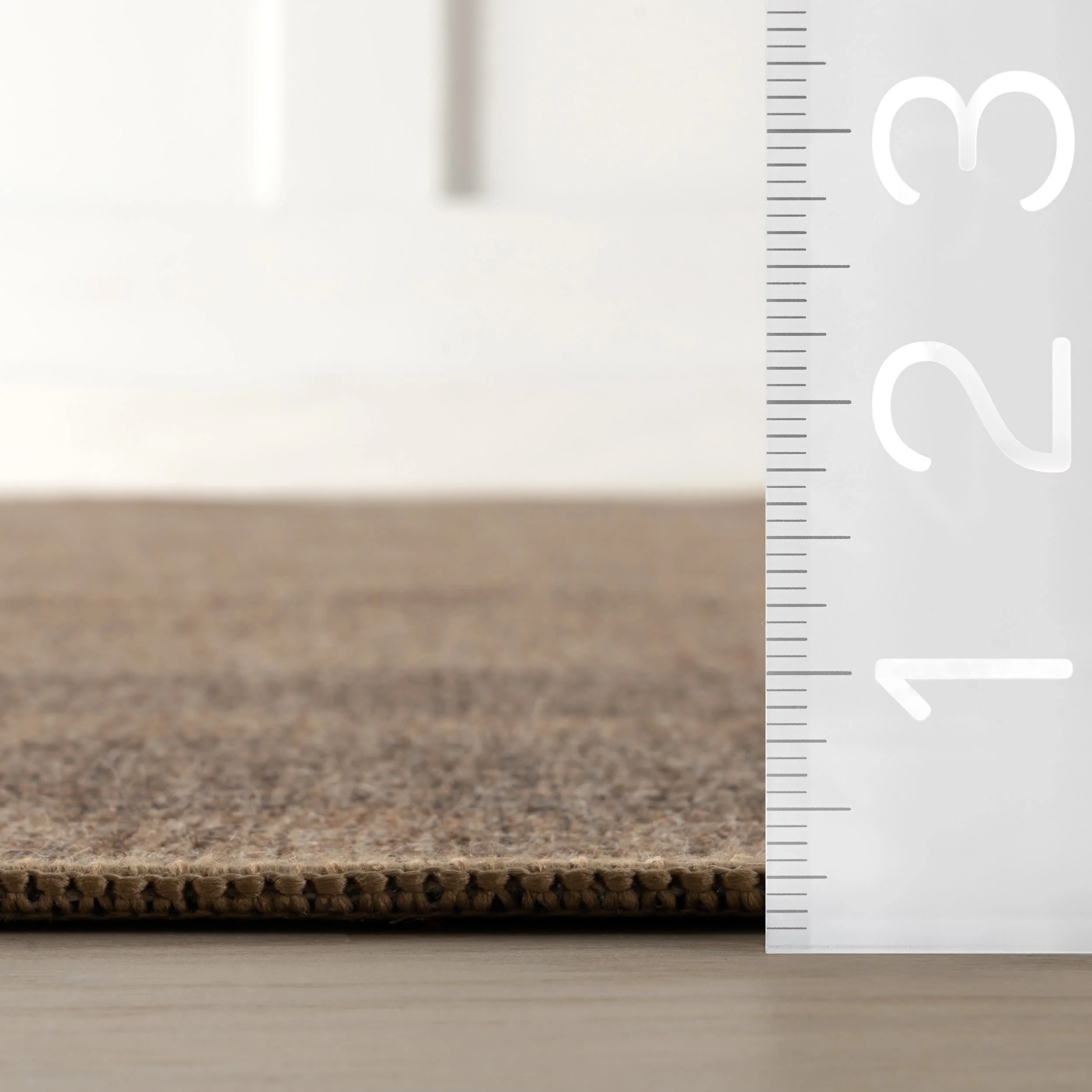 Bedford Plaid Washable Rug by Nate Berkus | Tan - Image 5