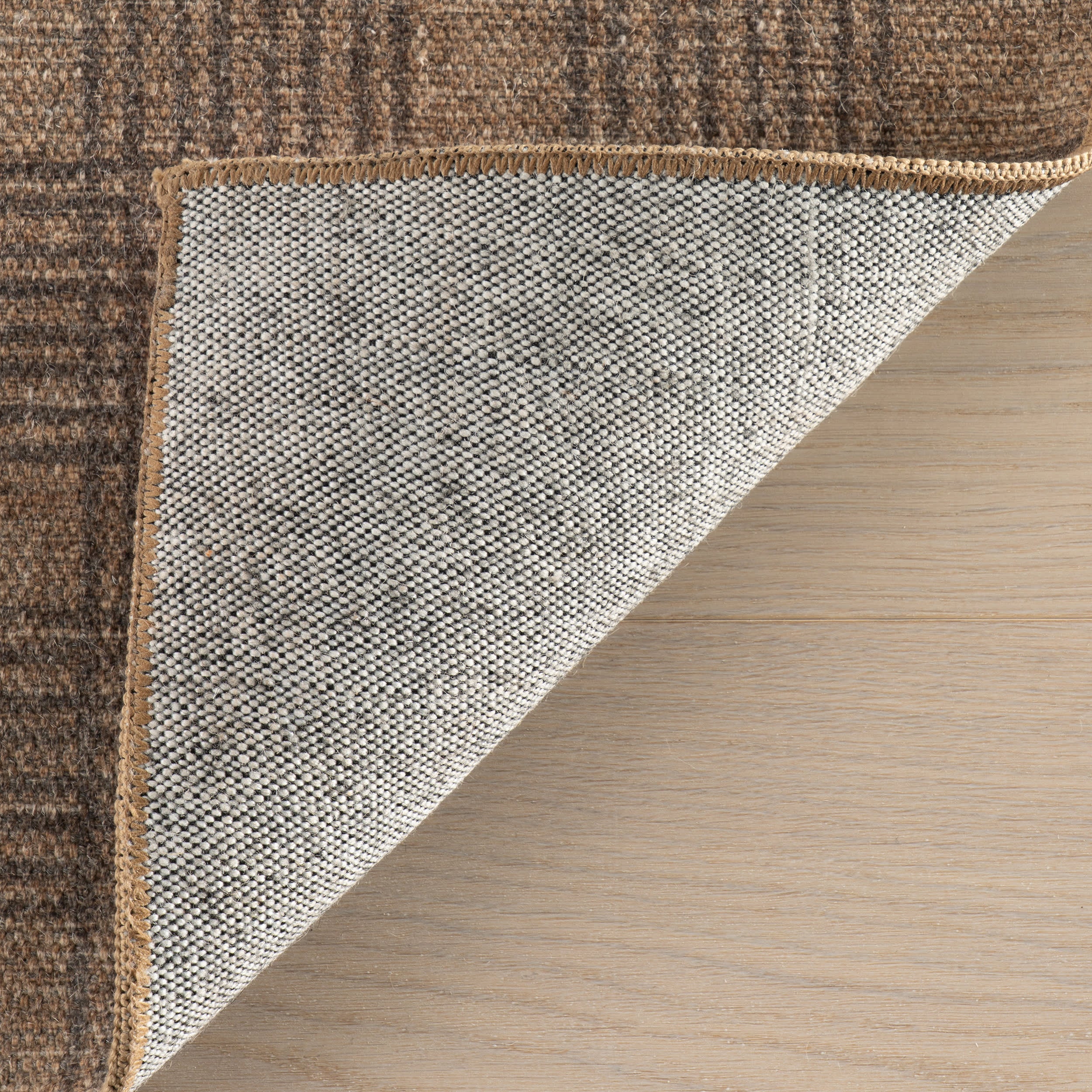 Bedford Plaid Washable Rug by Nate Berkus | Tan - Image 6