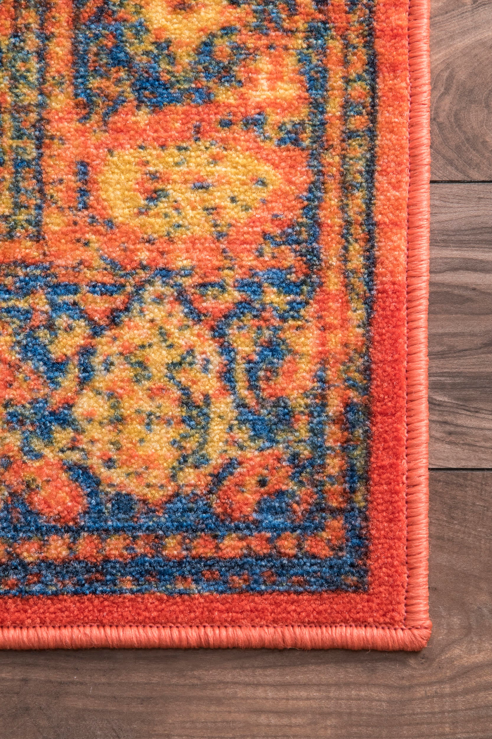 Beguiled Medallion Rug | Orange - Image 3