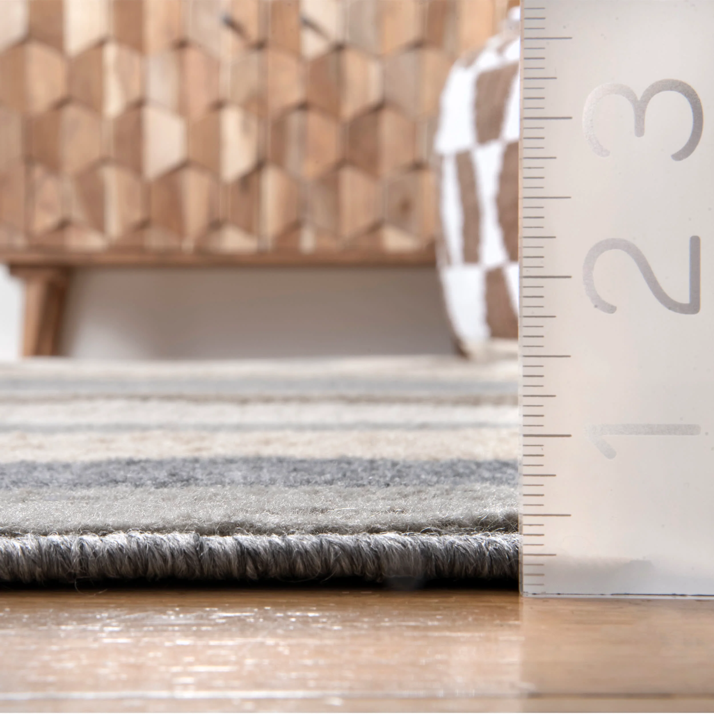 Bengal Striped Rug | Beige - Image 5