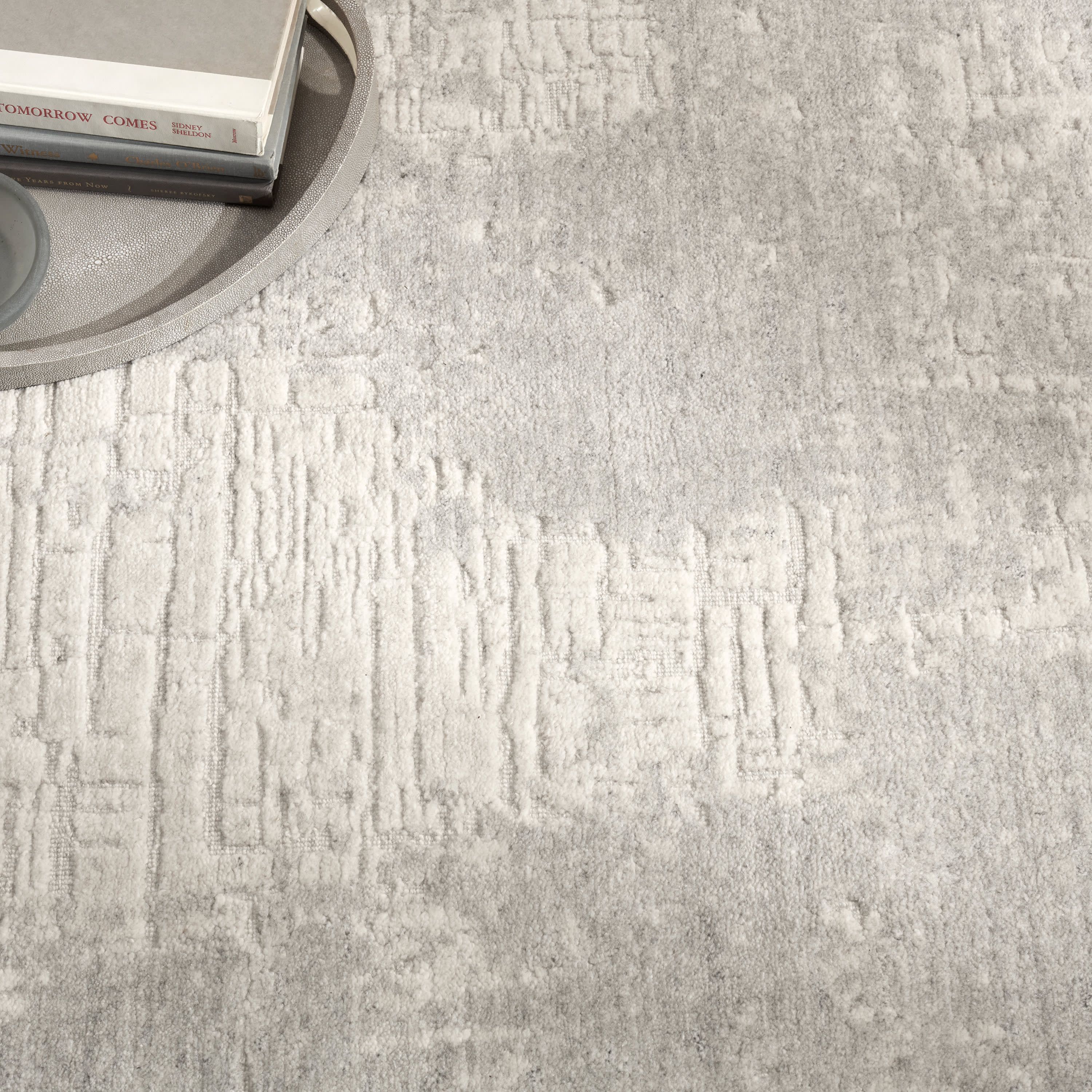 Bennett Handwoven Wool Rug | Grey - Image 3