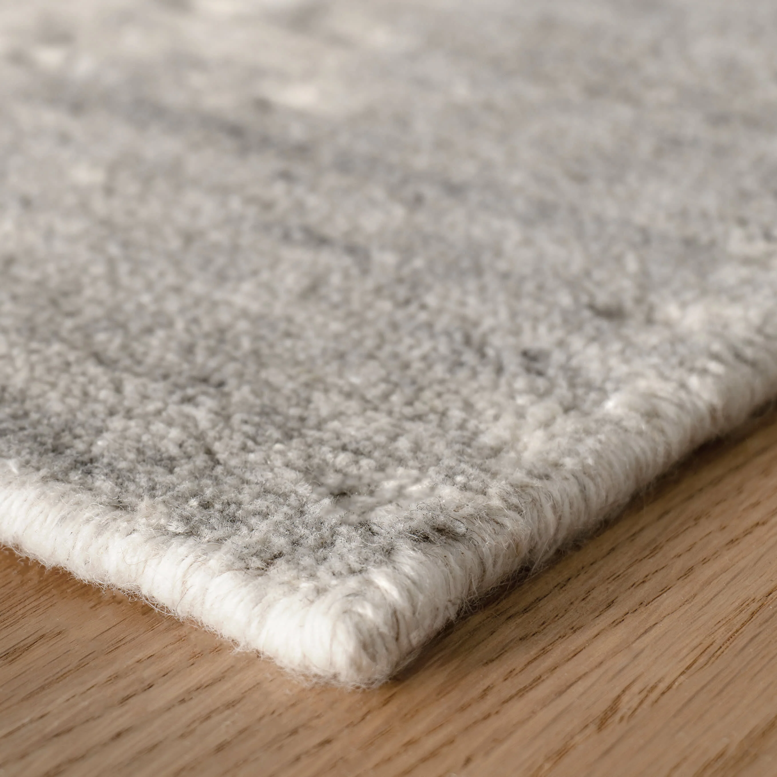 Bennett Handwoven Wool Rug | Grey - Image 5