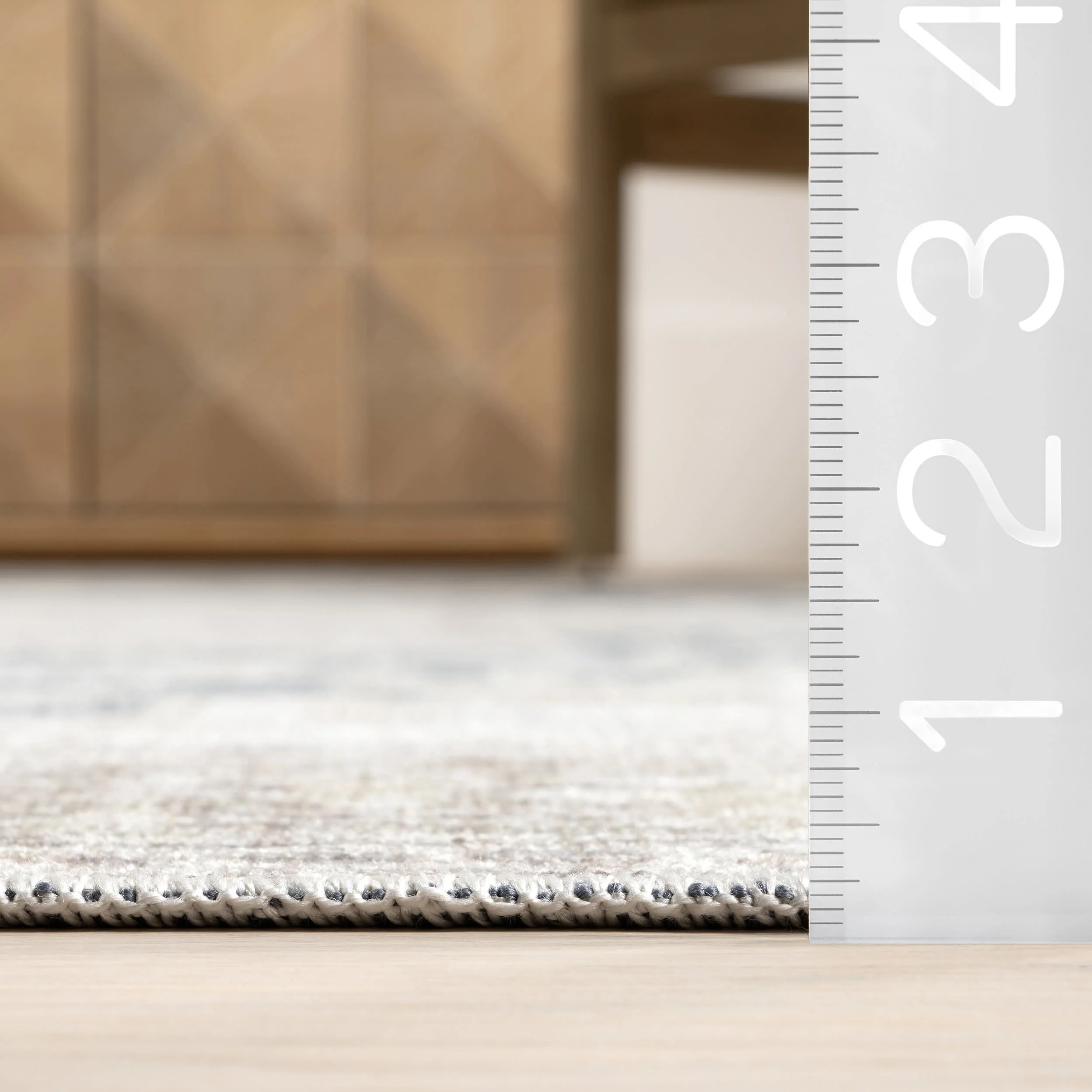 Bethany Medallion Washable Rug | Beige - Image 5