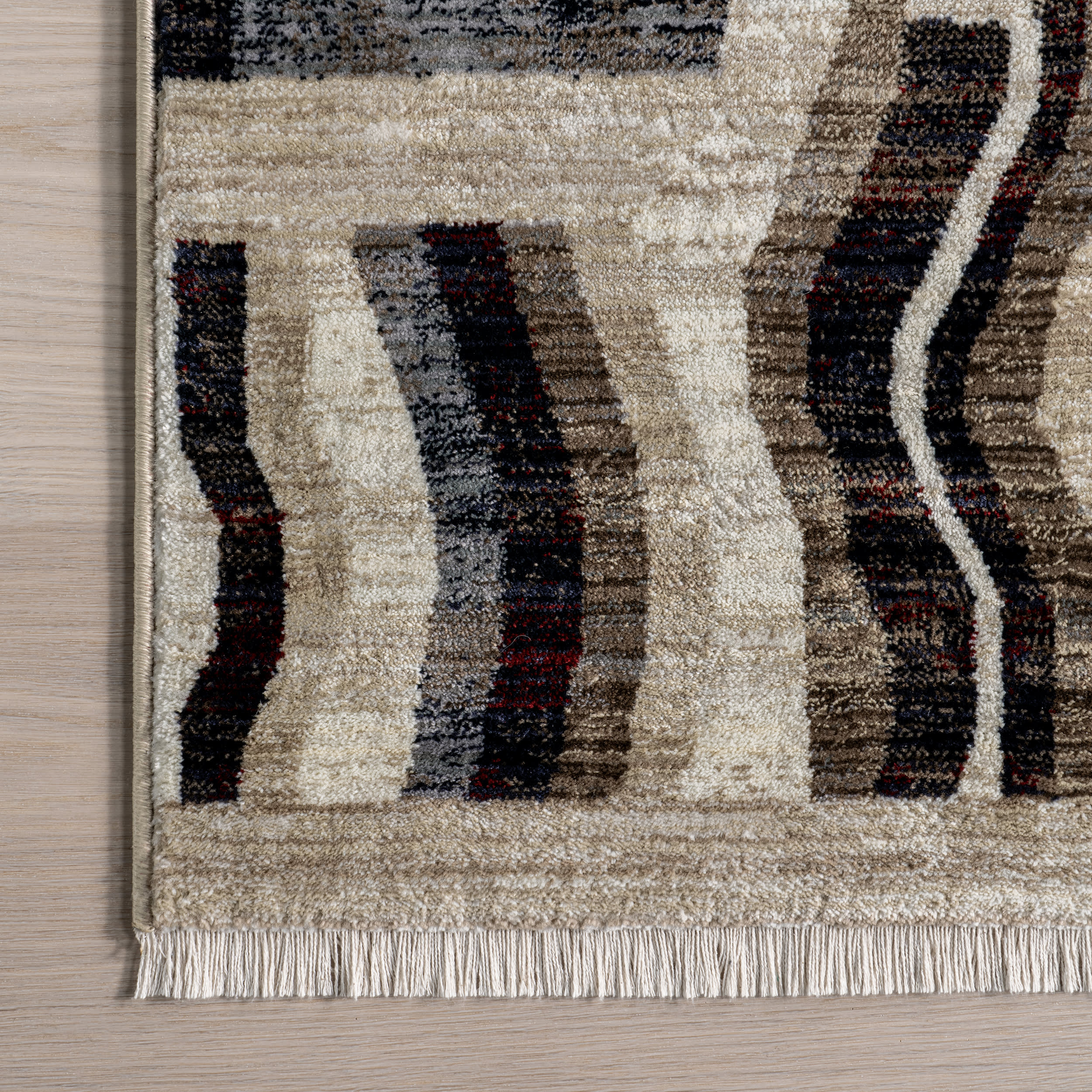 Bheri Abstract Rug | Multicolor - Image 3