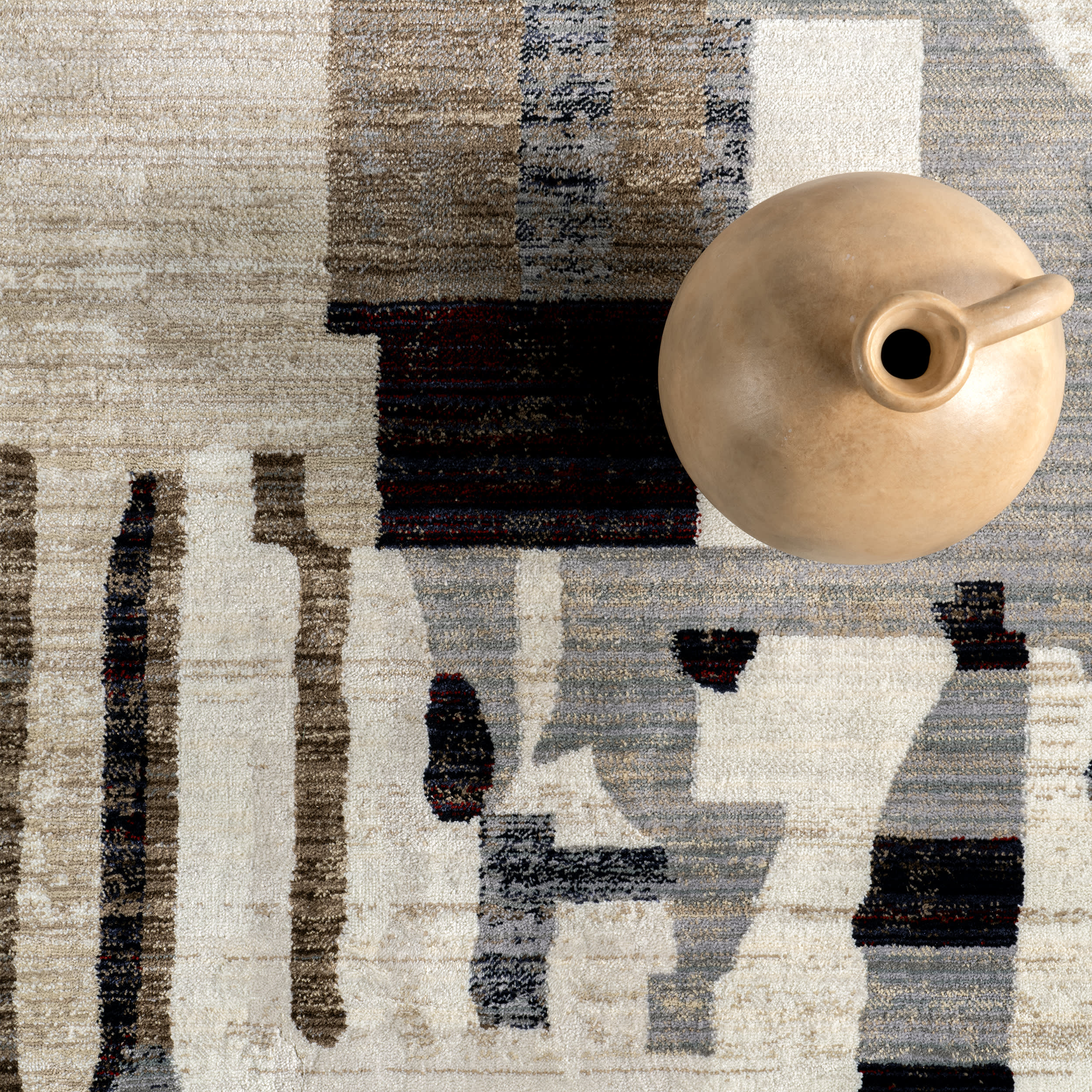 Bheri Abstract Rug | Multicolor - Image 6