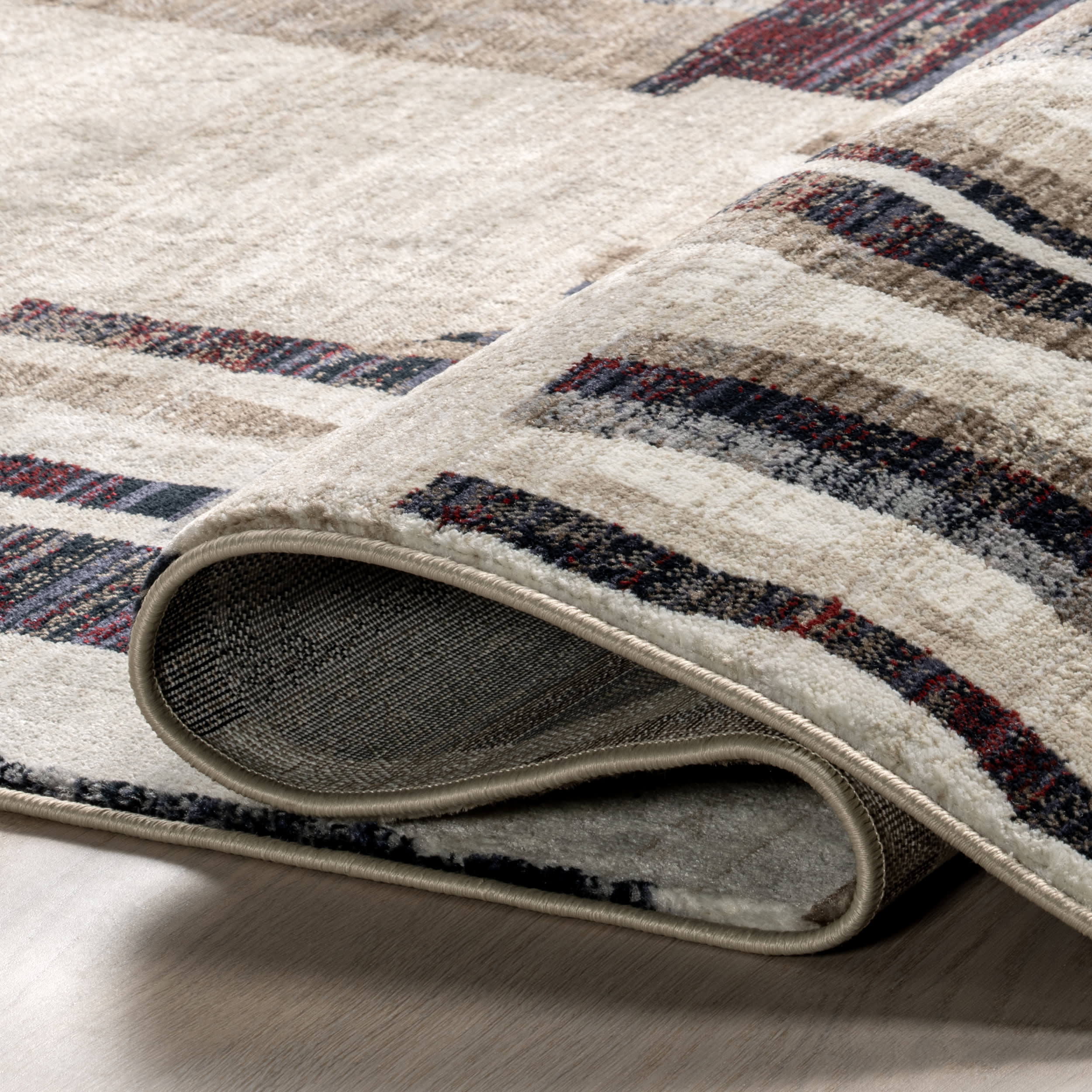 Bheri Abstract Rug | Multicolor - Image 7