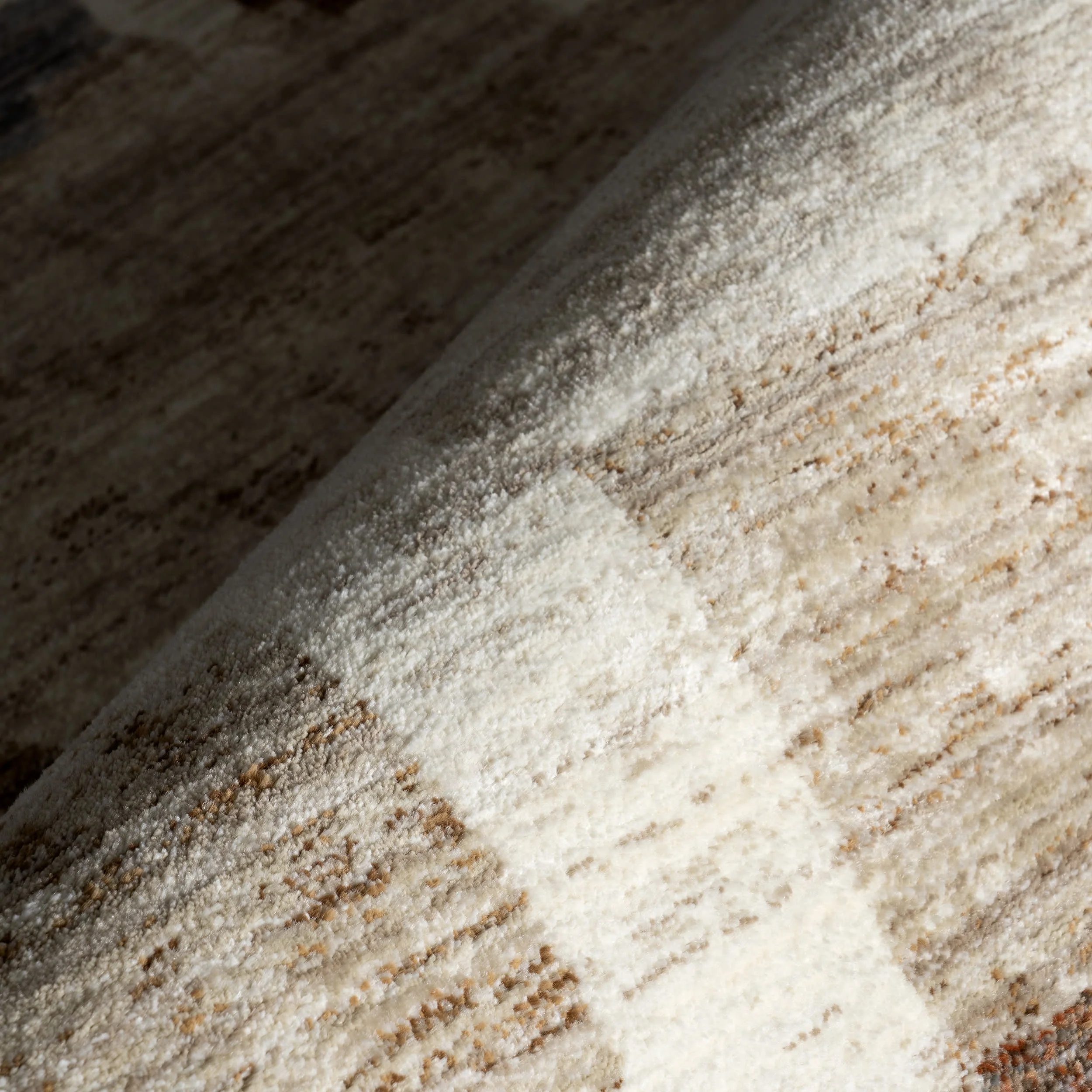 Bheri Abstract Rug | Rust - Image 3