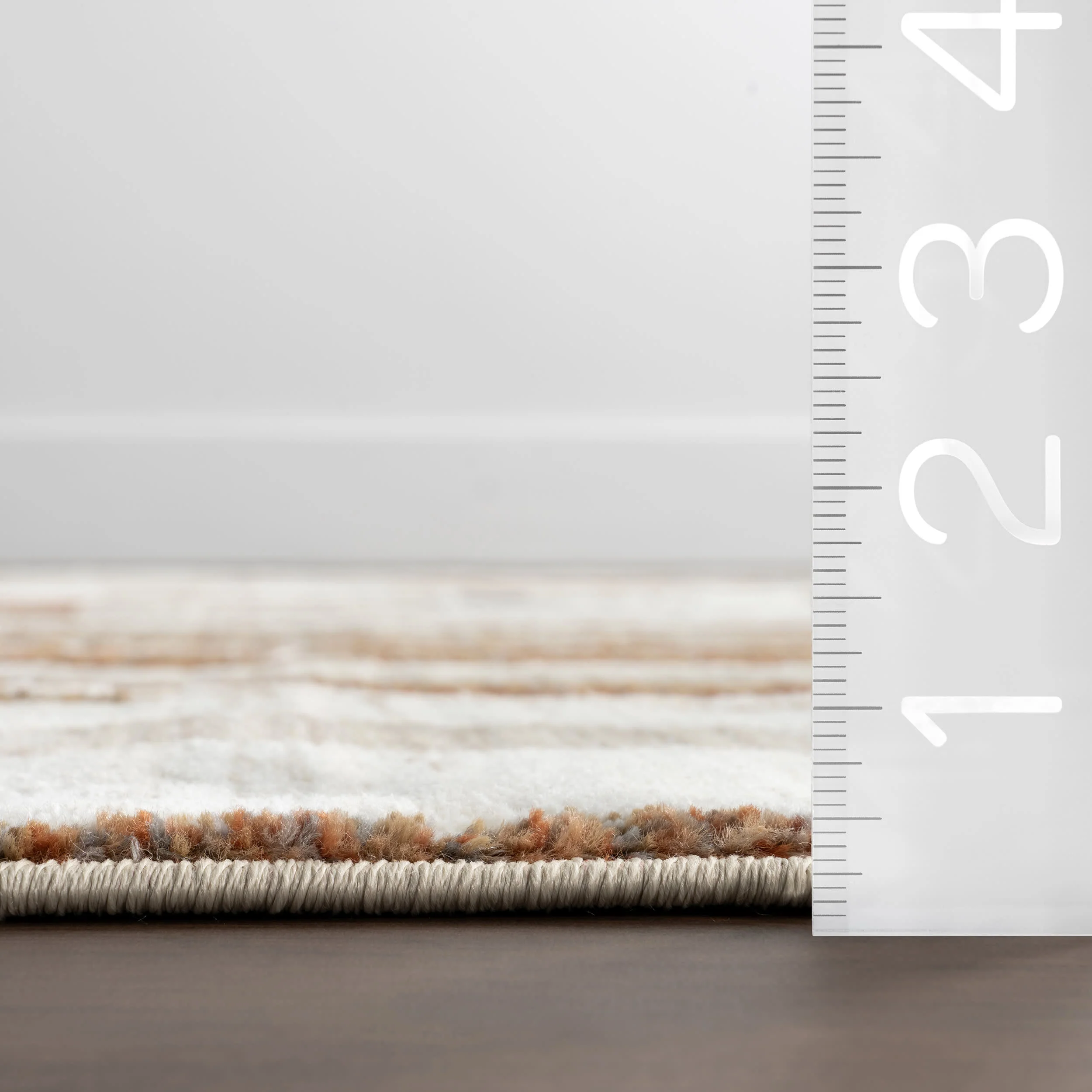 Bheri Abstract Rug | Rust - Image 5