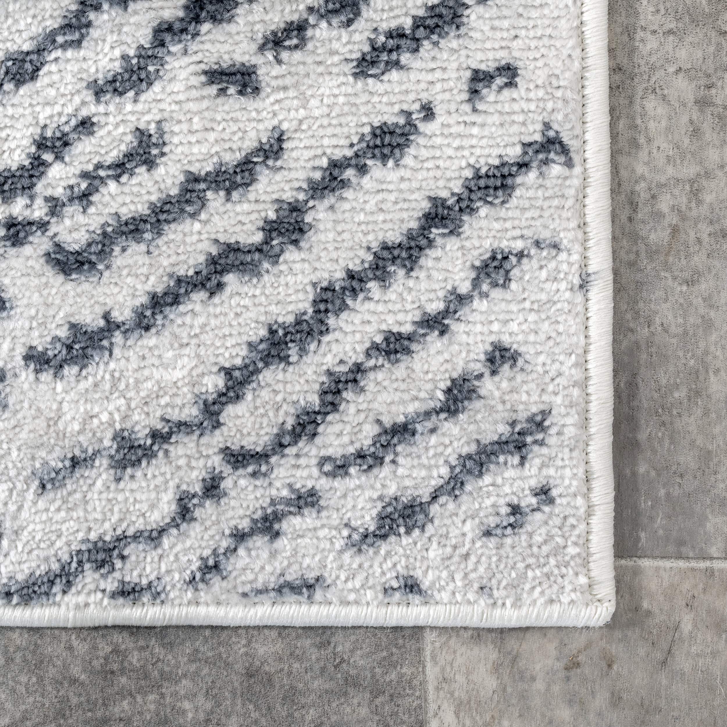 Bianca Abstract Rings Rug | Blue - Image 3