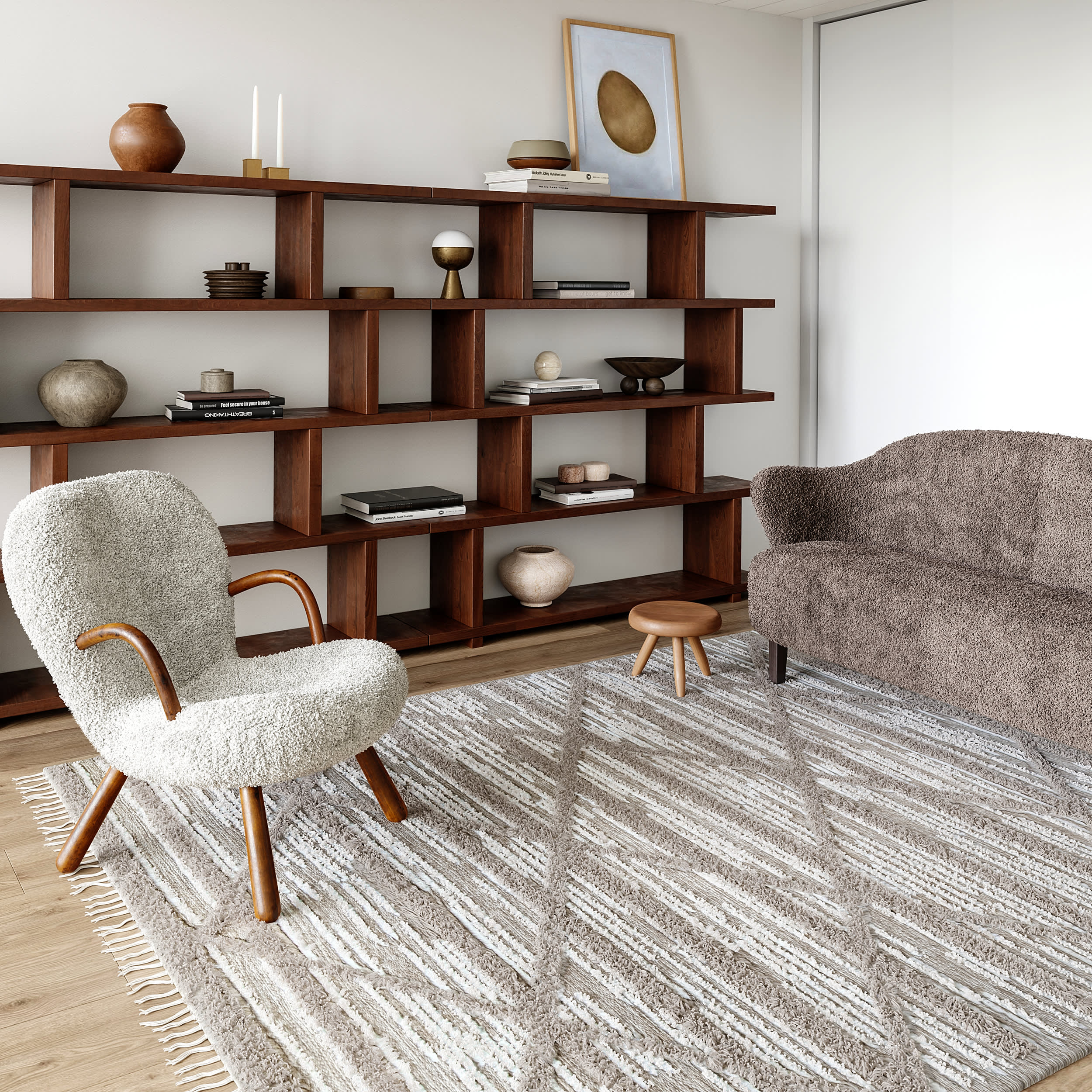 Bing Shag Rug | Beige - Image 2