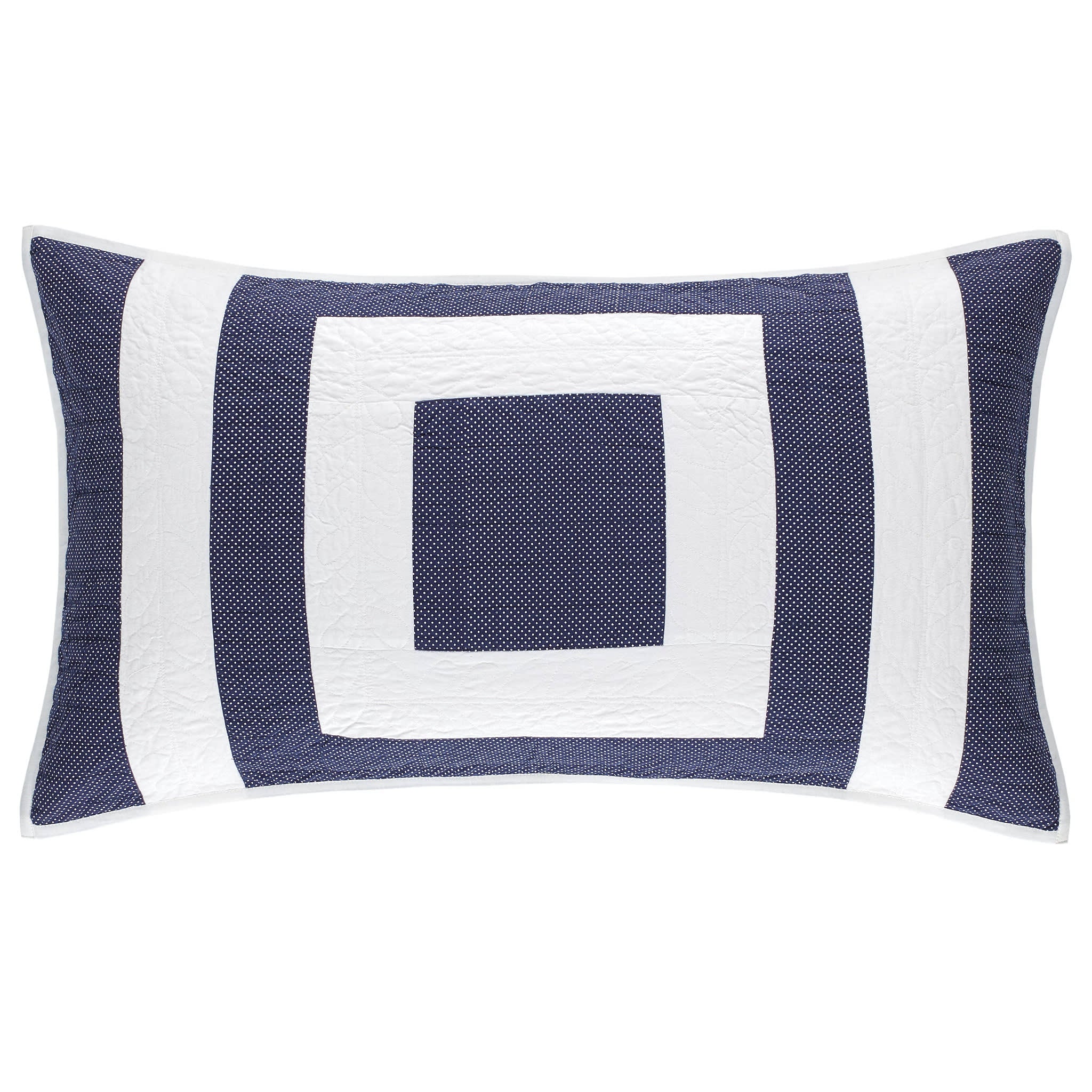 Birch Point Quilted Sham | Navy - Image 3