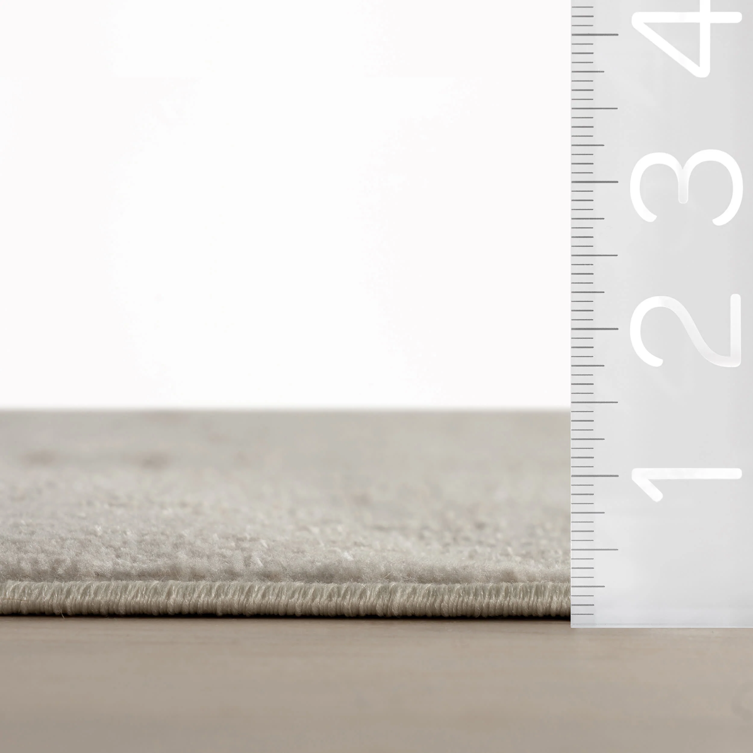 Bircha Rustic Abstract Washable Rug | Beige - Image 6