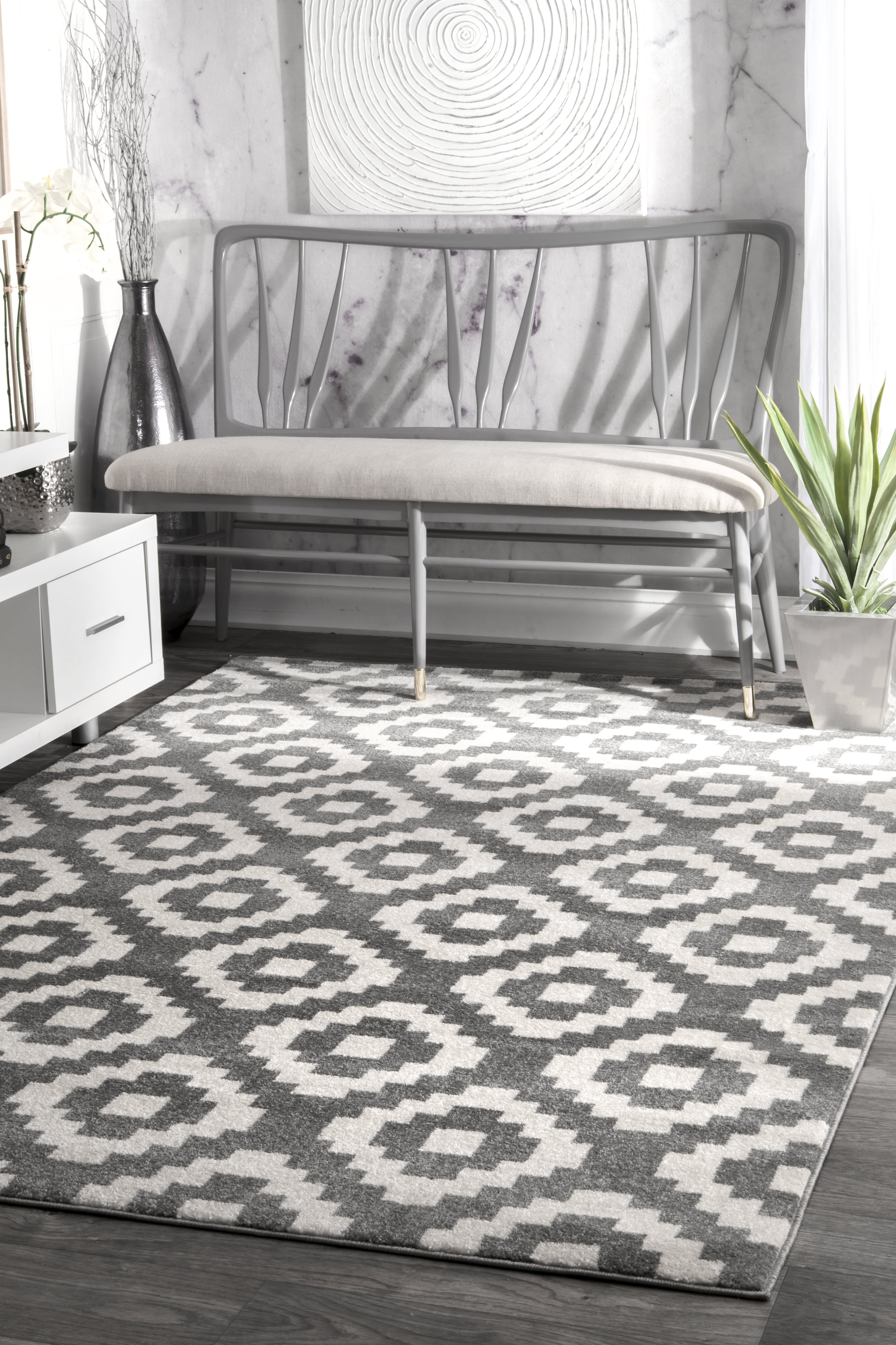 Bird Eye Rug | Grey - Image 2
