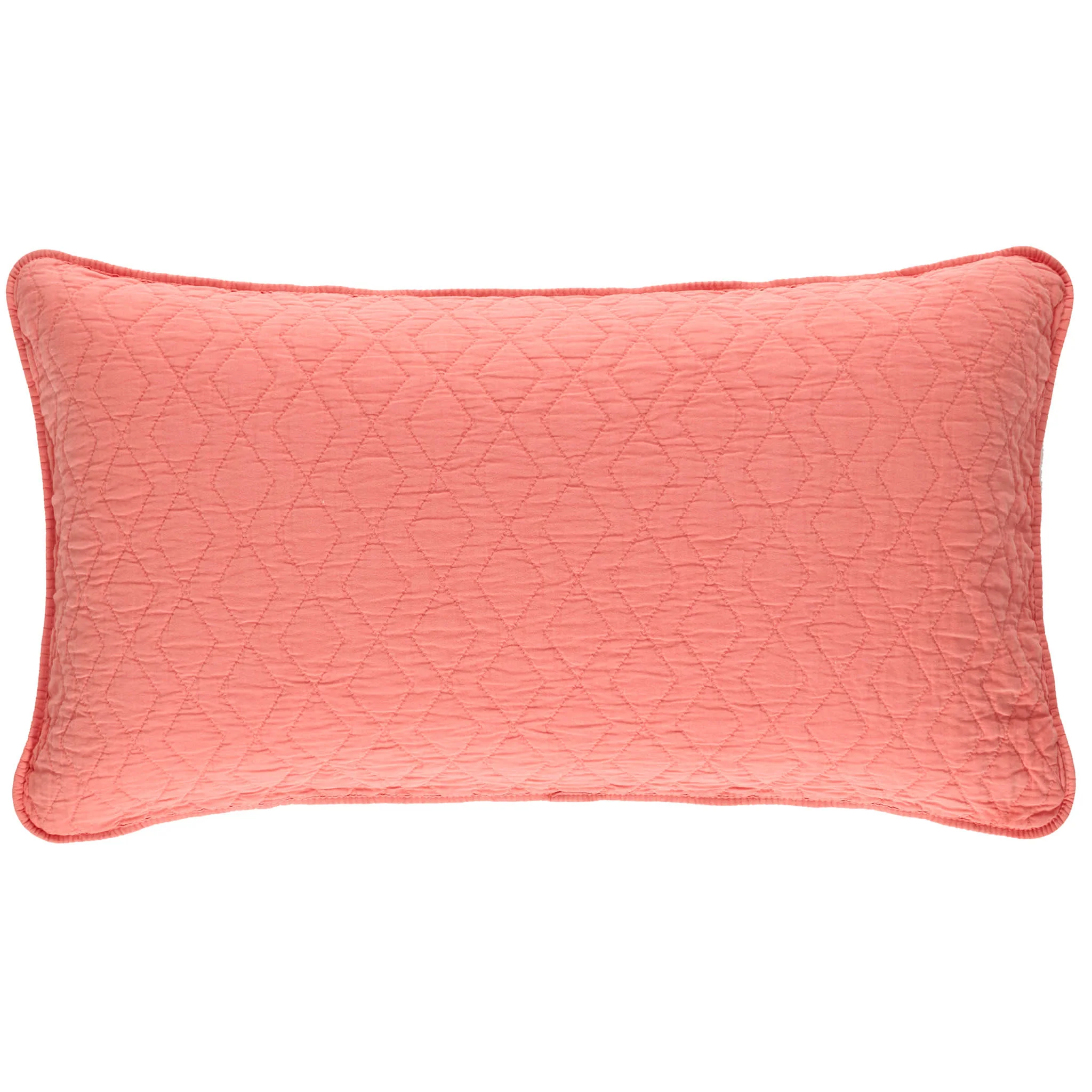 Birdie Quilted Sham | Coral - Image 3