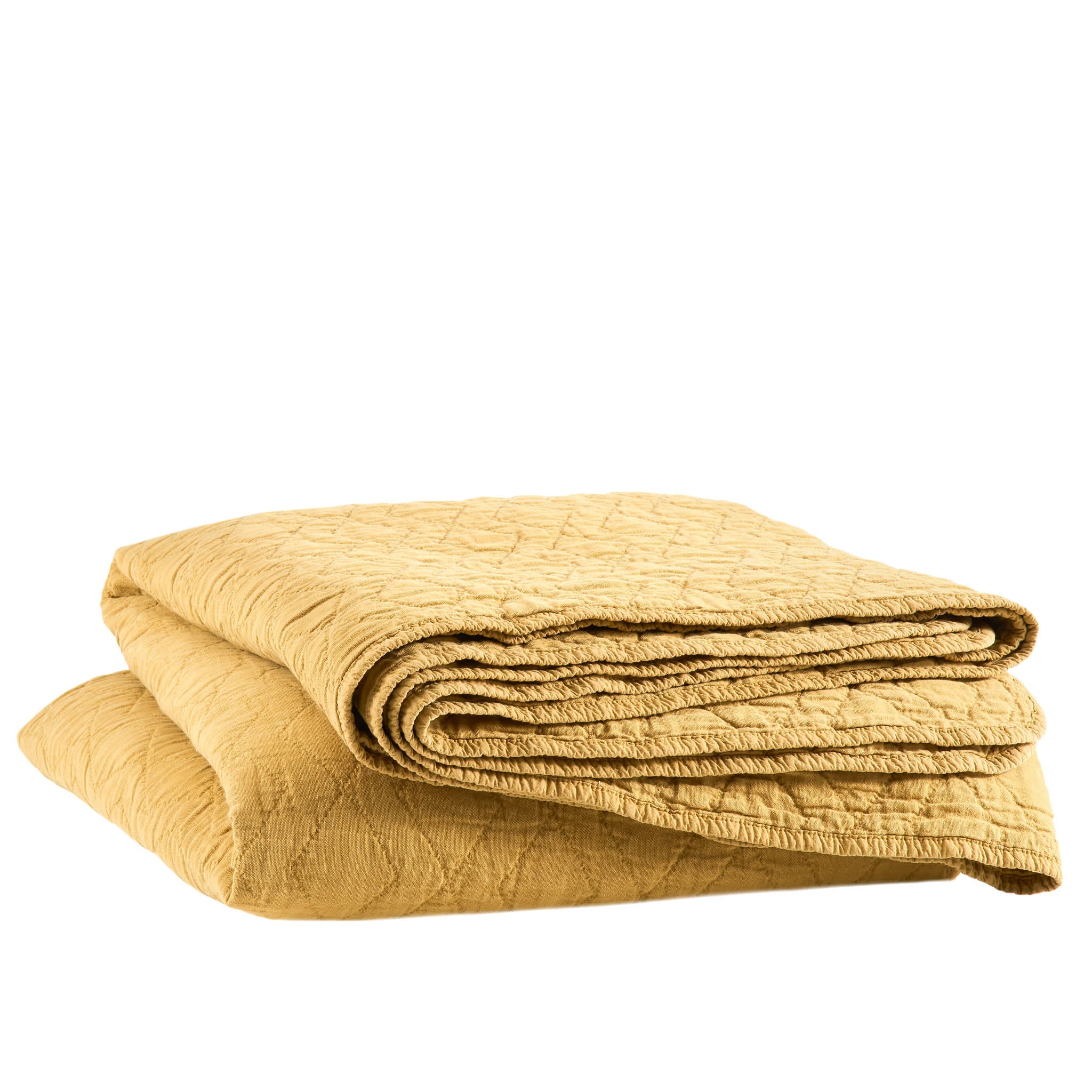 Birdie Quilted Coverlet | Gold - Image 3