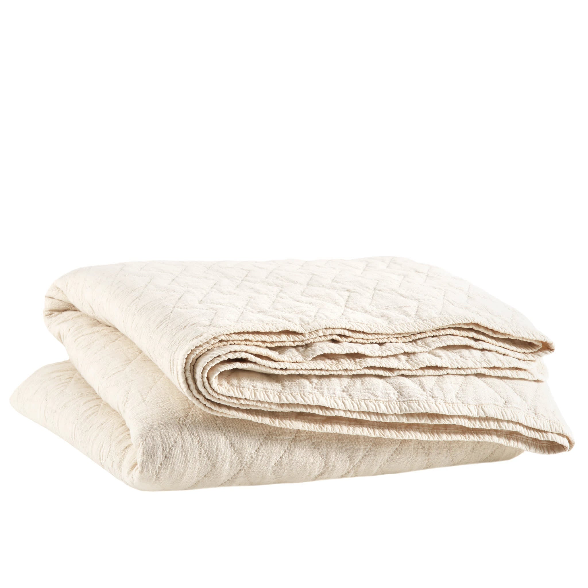 Birdie Quilted Coverlet | Natural - Image 5