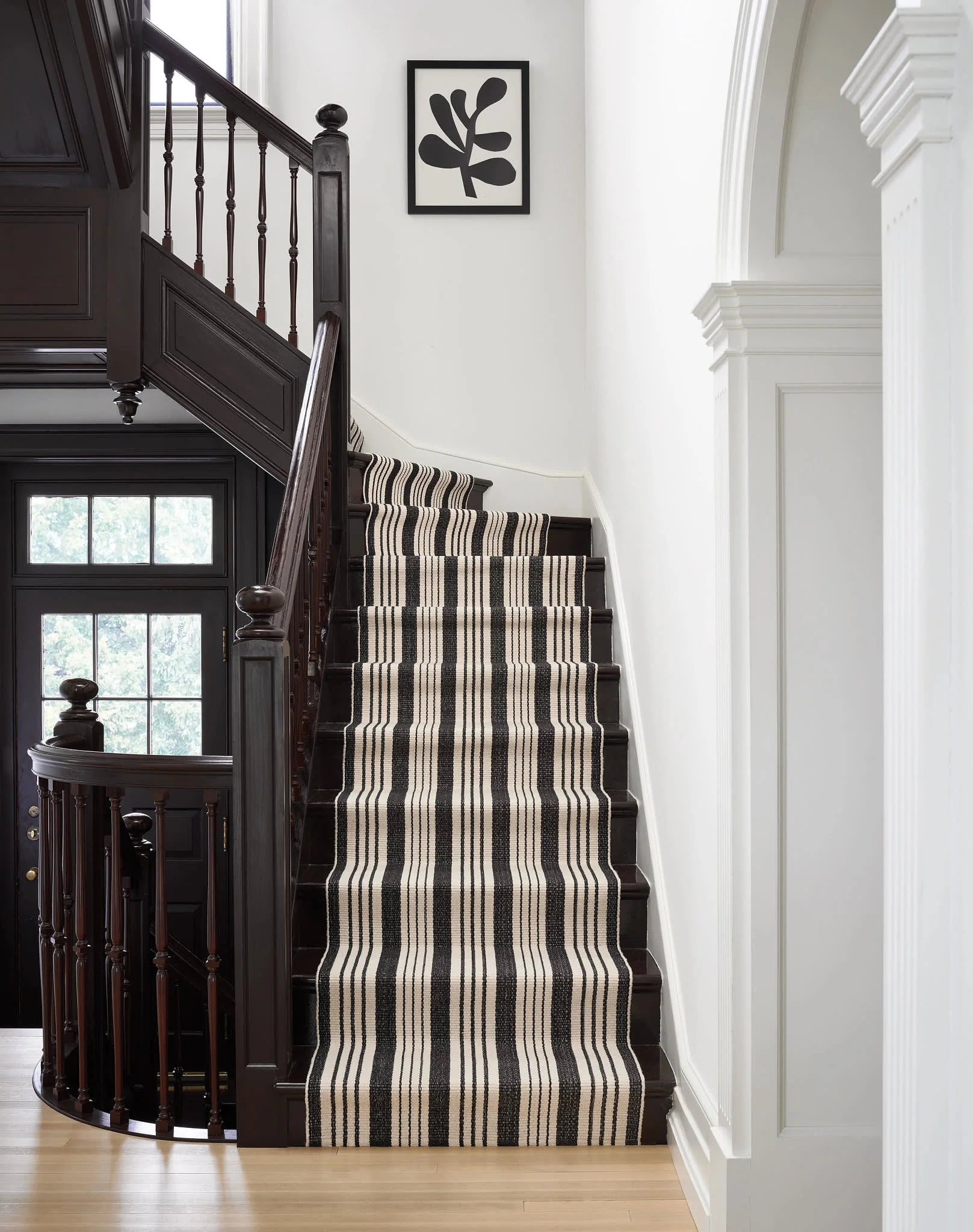 Birmingham Handwoven Cotton Rug | Black - Image 2