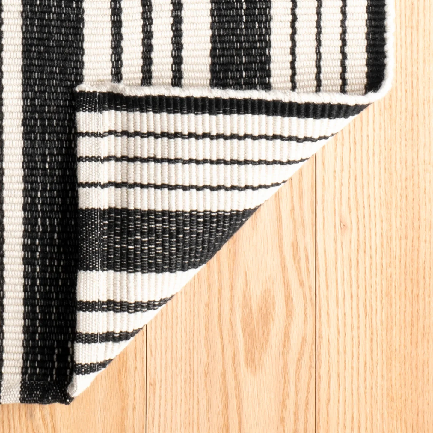 Birmingham Handwoven Indoor/Outdoor Rug | Black - Image 8