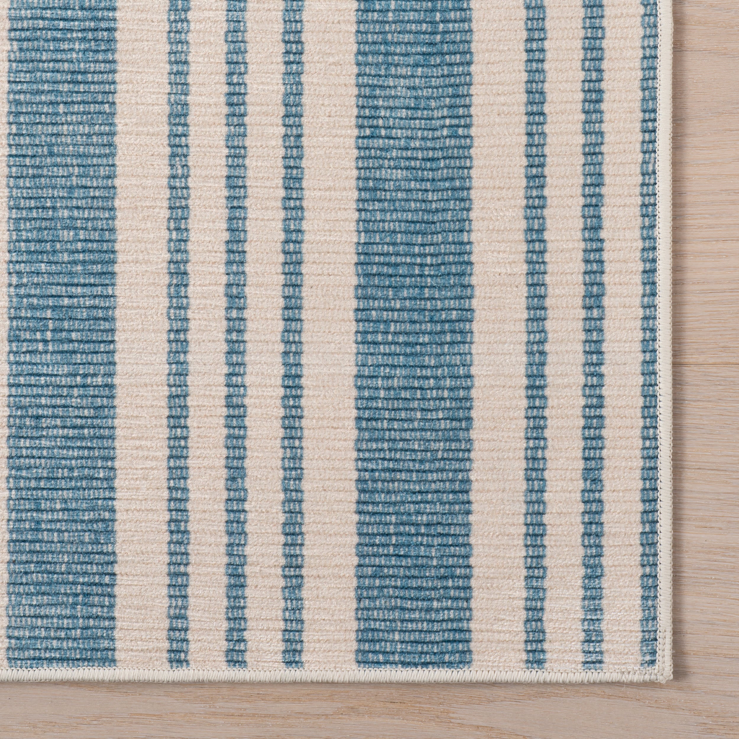 Birmingham Machine Washable Rug | Blue - Image 6