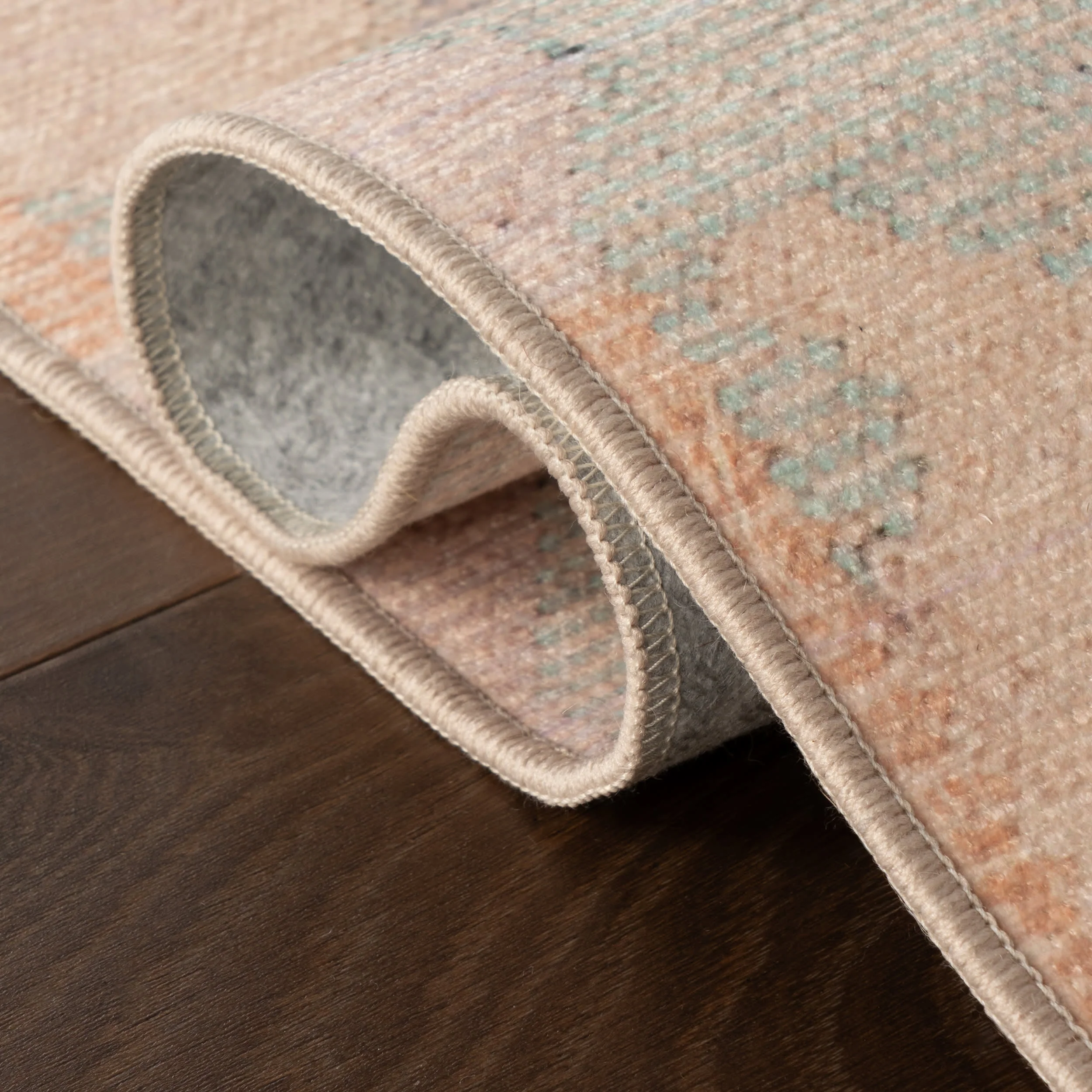 Bize Transitional Abstract Washable Rug | Multicolor - Image 6