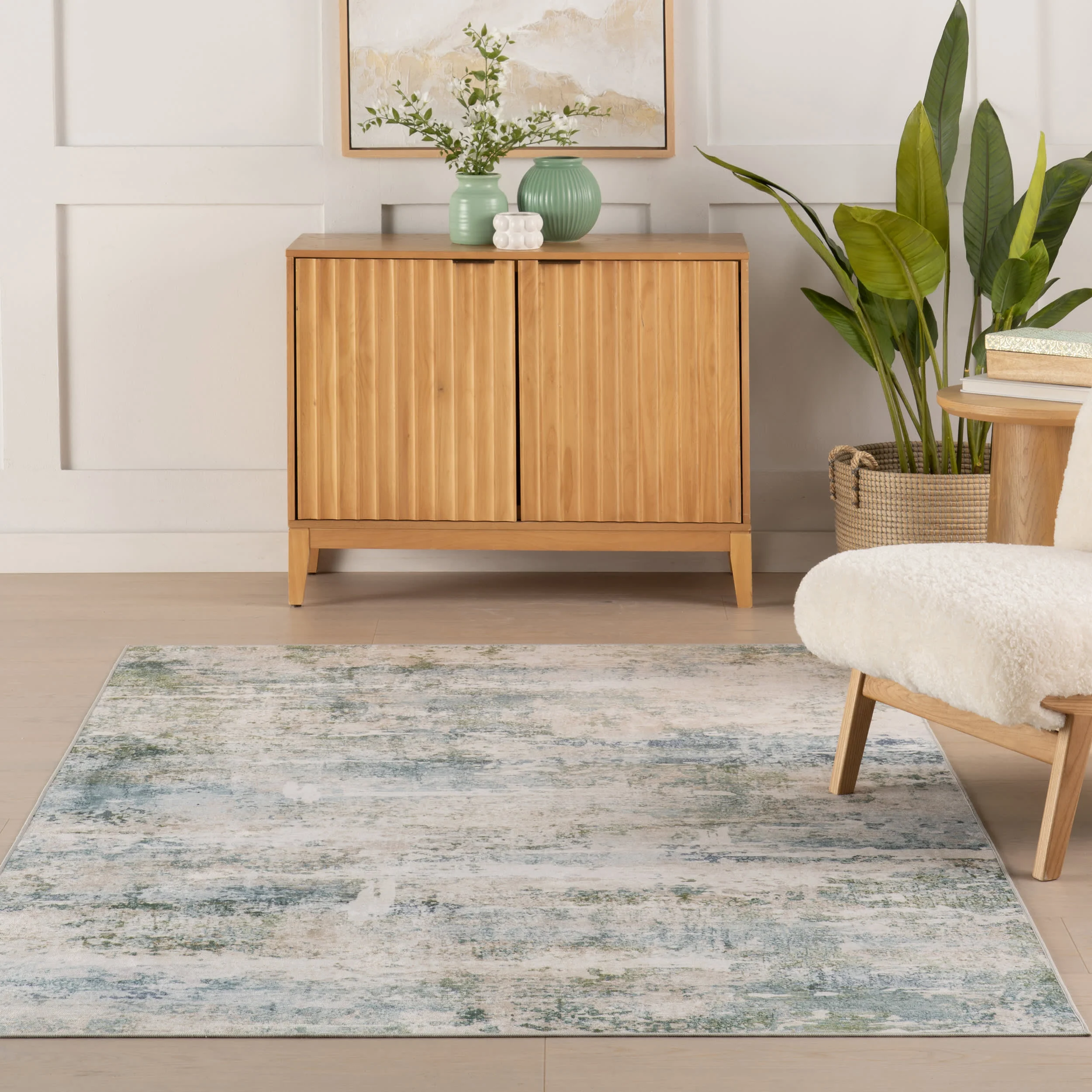 Blaire Machine Washable Rug | Mineral - Image 4