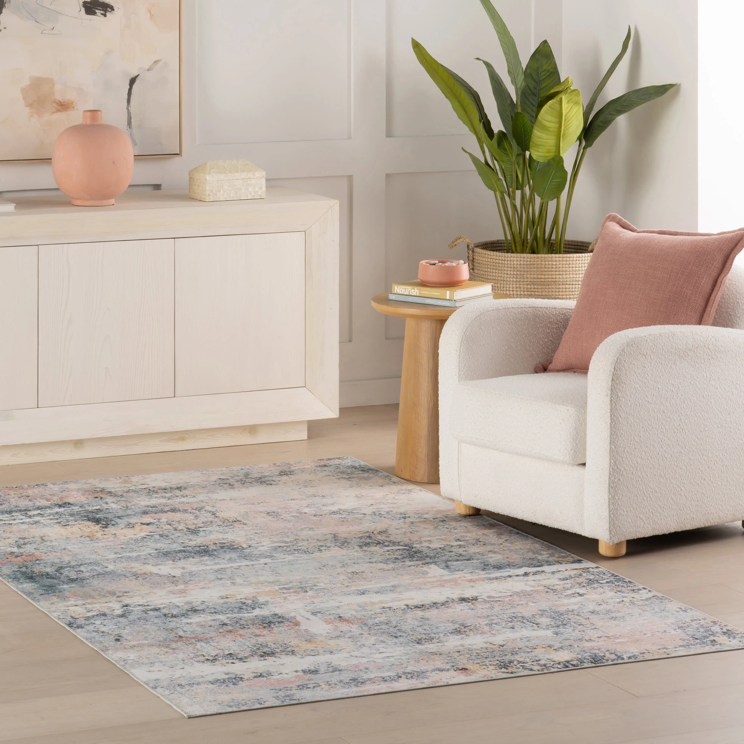 Blaire Machine Washable Rug | Multi - Image 2