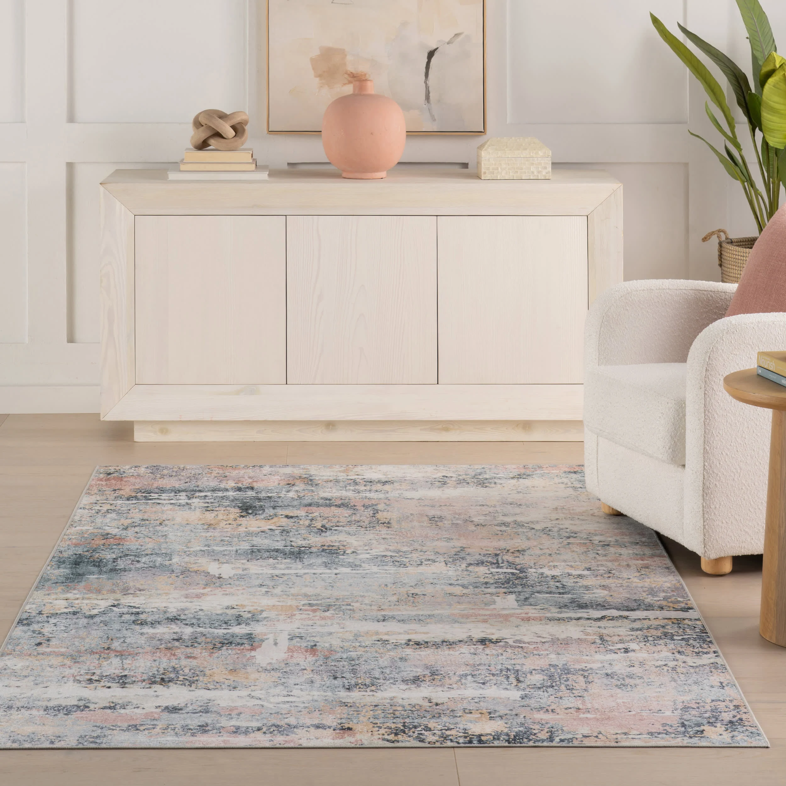Blaire Machine Washable Rug | Multi - Image 4