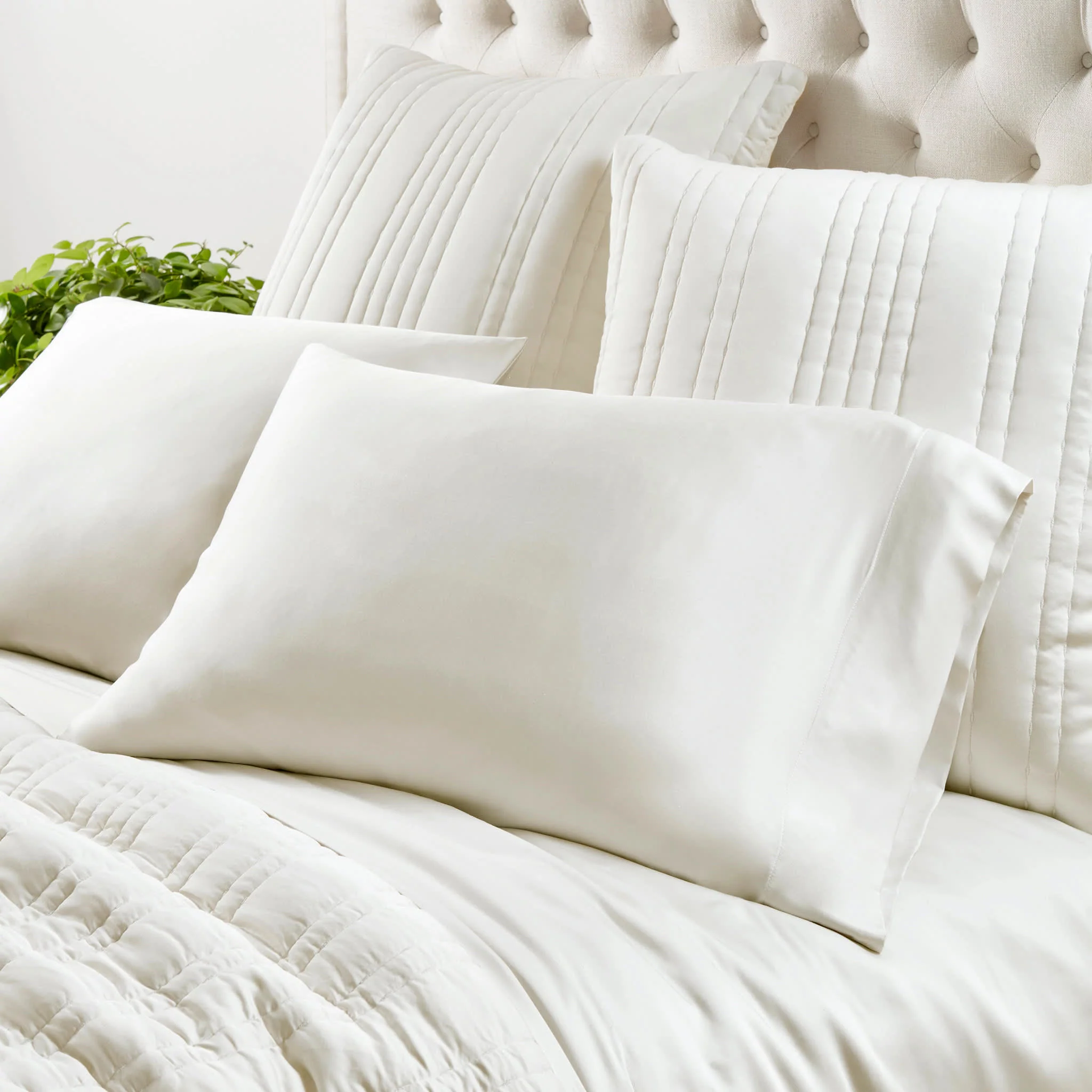 Blissful Bamboo Pillowcases | Pearl - Image 3